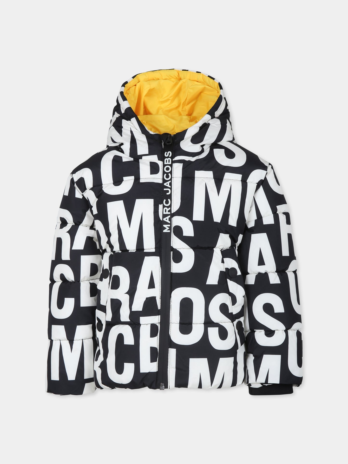 Piumino nero per bambina con monogramma,Marc Jacobs,W60316 09B