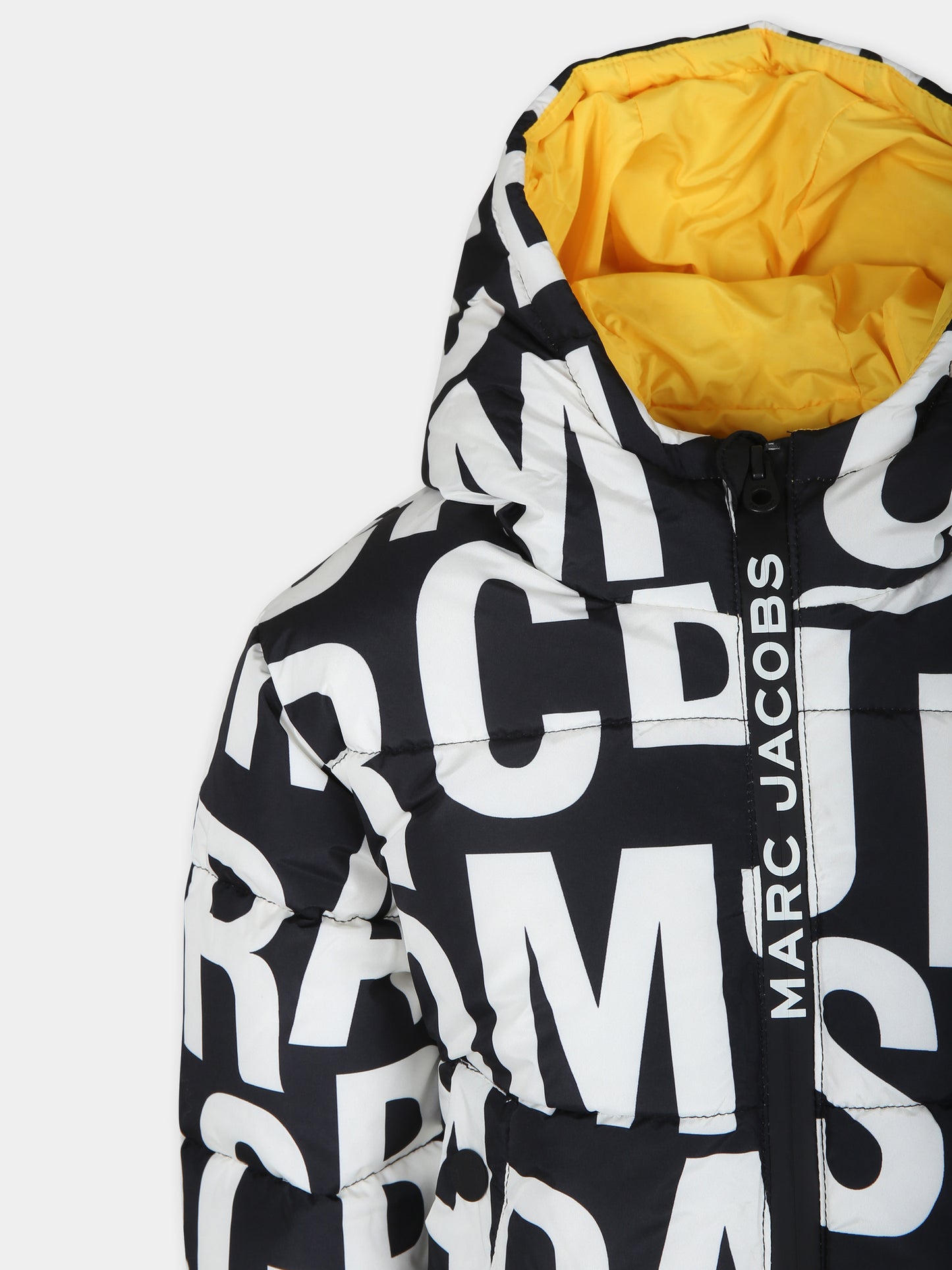 Piumino nero per bambina con monogramma,Marc Jacobs,W60316 09B