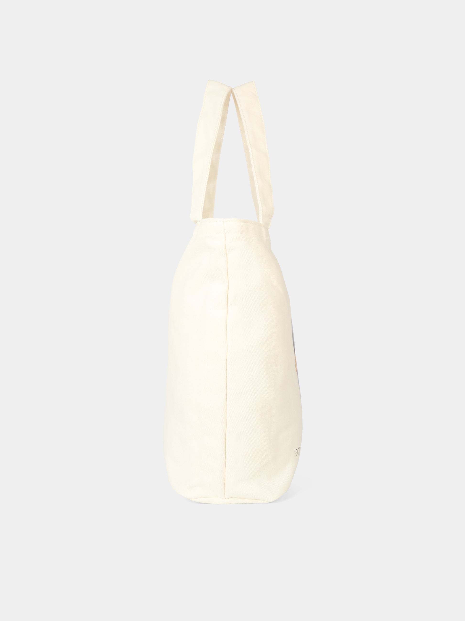 Borsa avorio per bambino con Polo Bear,Ralph Lauren Kids,9AR021 W3Y