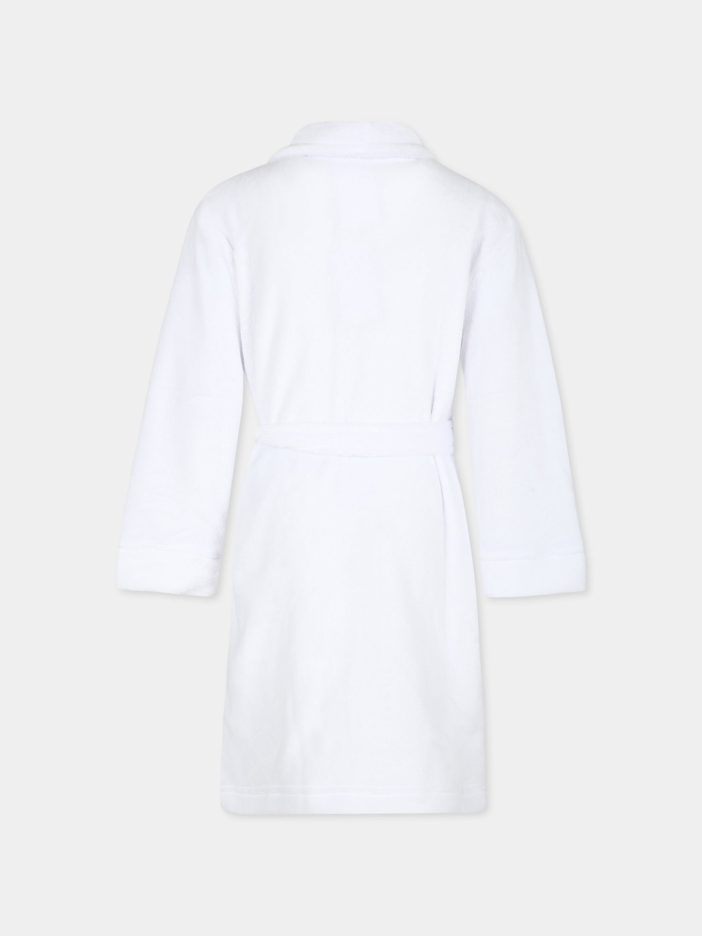 Vestaglia bianca per bambini con Polo Bear,Ralph Lauren Kids,7P0042 001