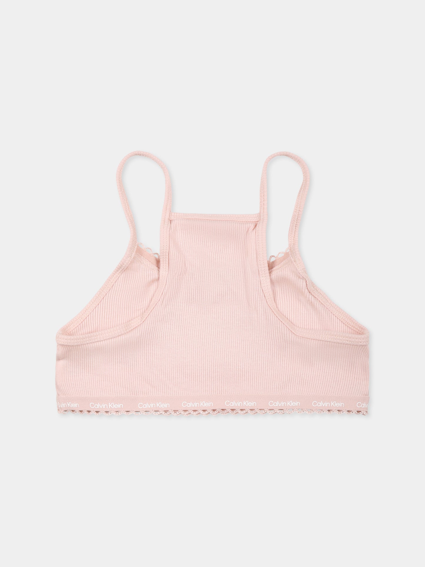 Set intimo rosa per bambina con logo,Calvin Klein Kids,G80G800721 0VO