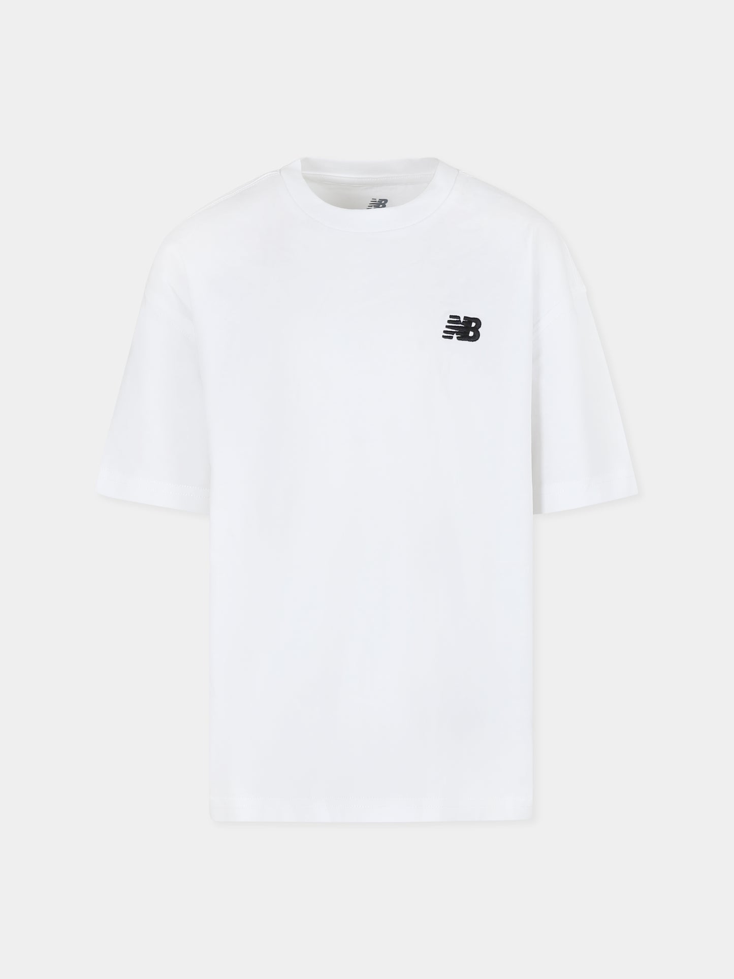 T-shirt blanc pour enfants avec logo