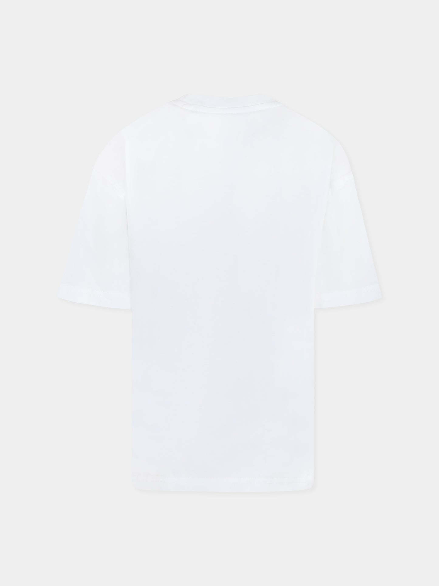 T-shirt blanc pour enfants avec logo