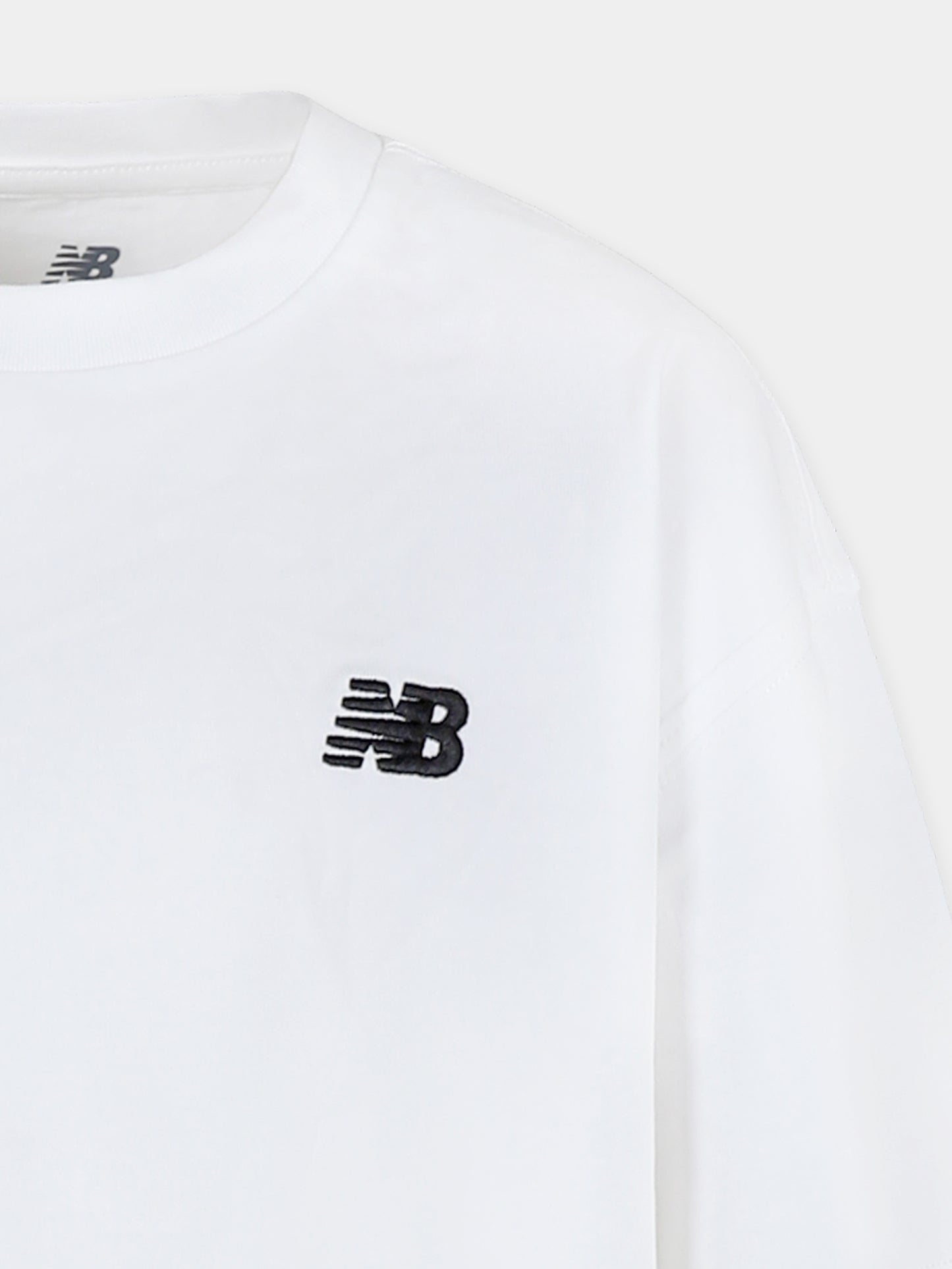 T-shirt blanc pour enfants avec logo