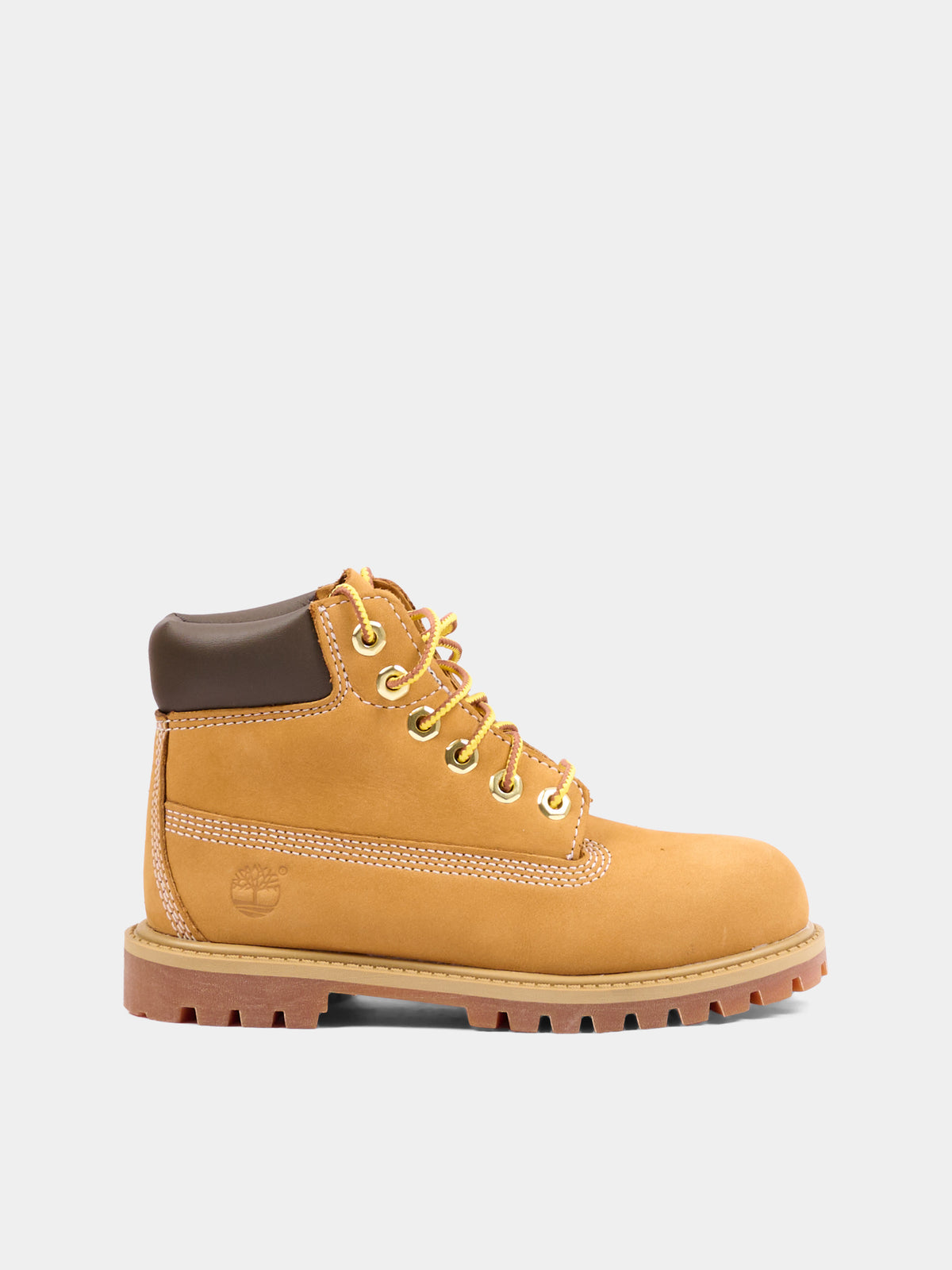Anfibi gialli per bambini con logo,Timberland,TB1128097131