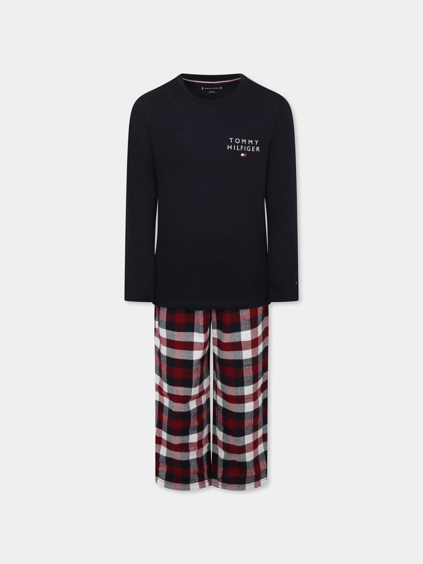 Pigiama multicolor per bambino con logo,Tommy Hilfiger Junior,UB0UB00574 0UC