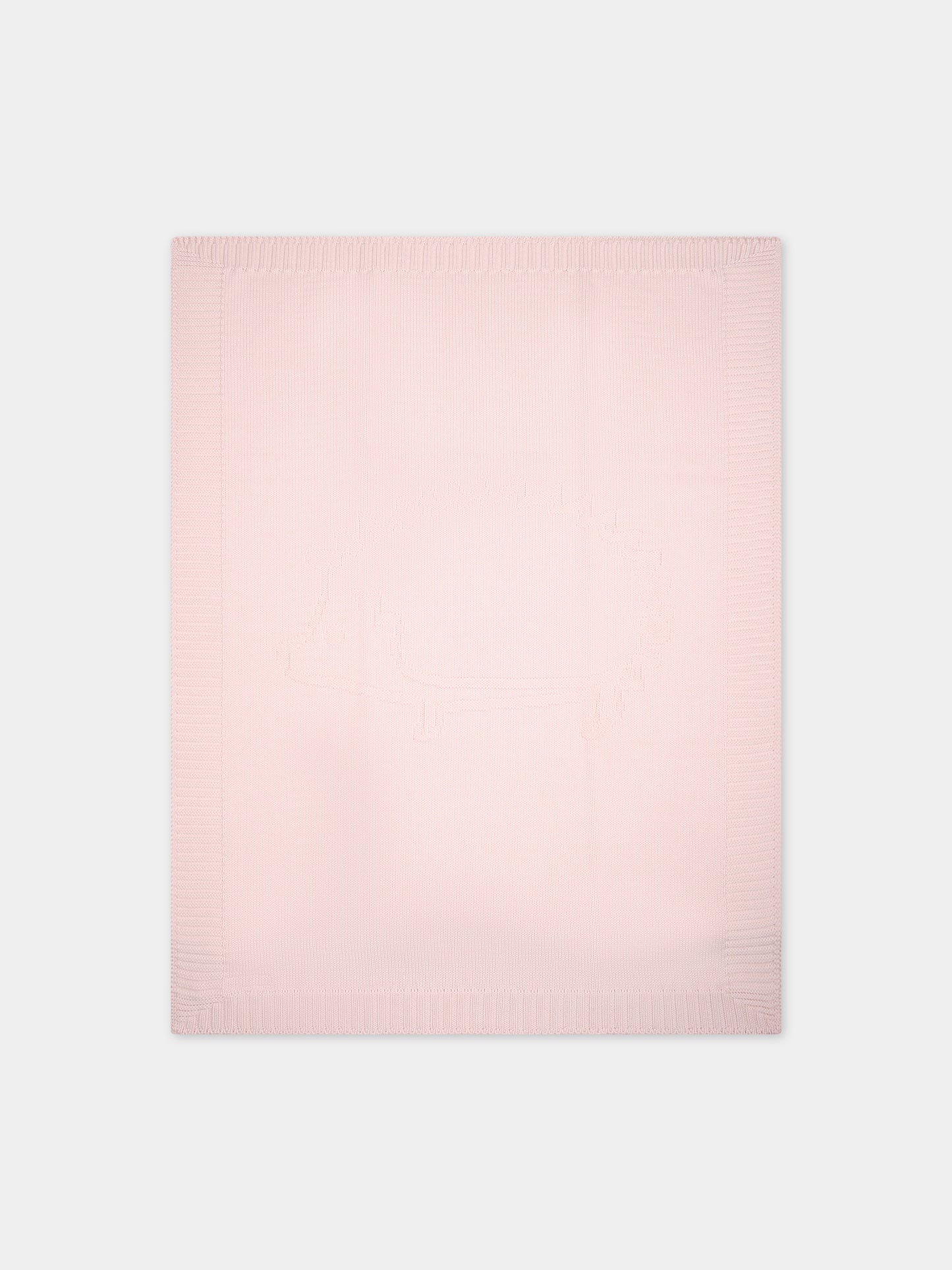 Coperta rosa per neonata con riccio,Tartine Et Chocolat,T60006F 31