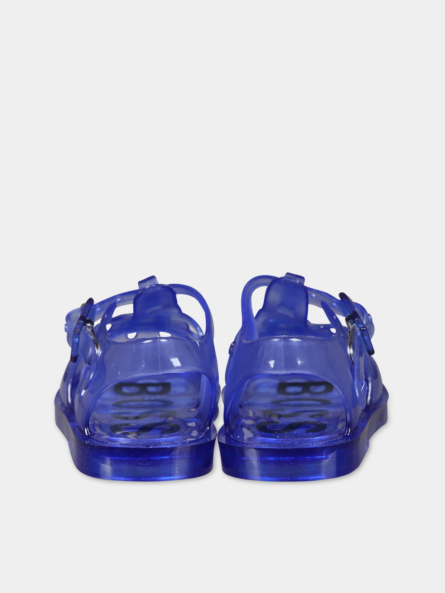 Ragnetti blu per neonato con logo,Boss,J09189 79B