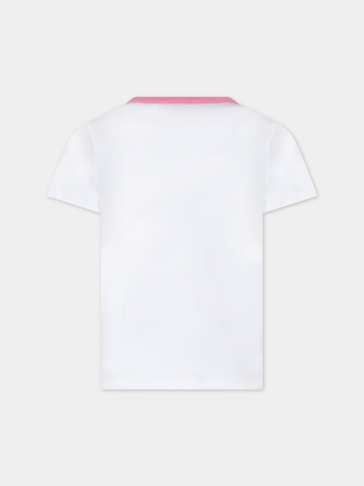 T-shirt bianca per bambina con Garfield,Marc Jacobs,W15652 10P