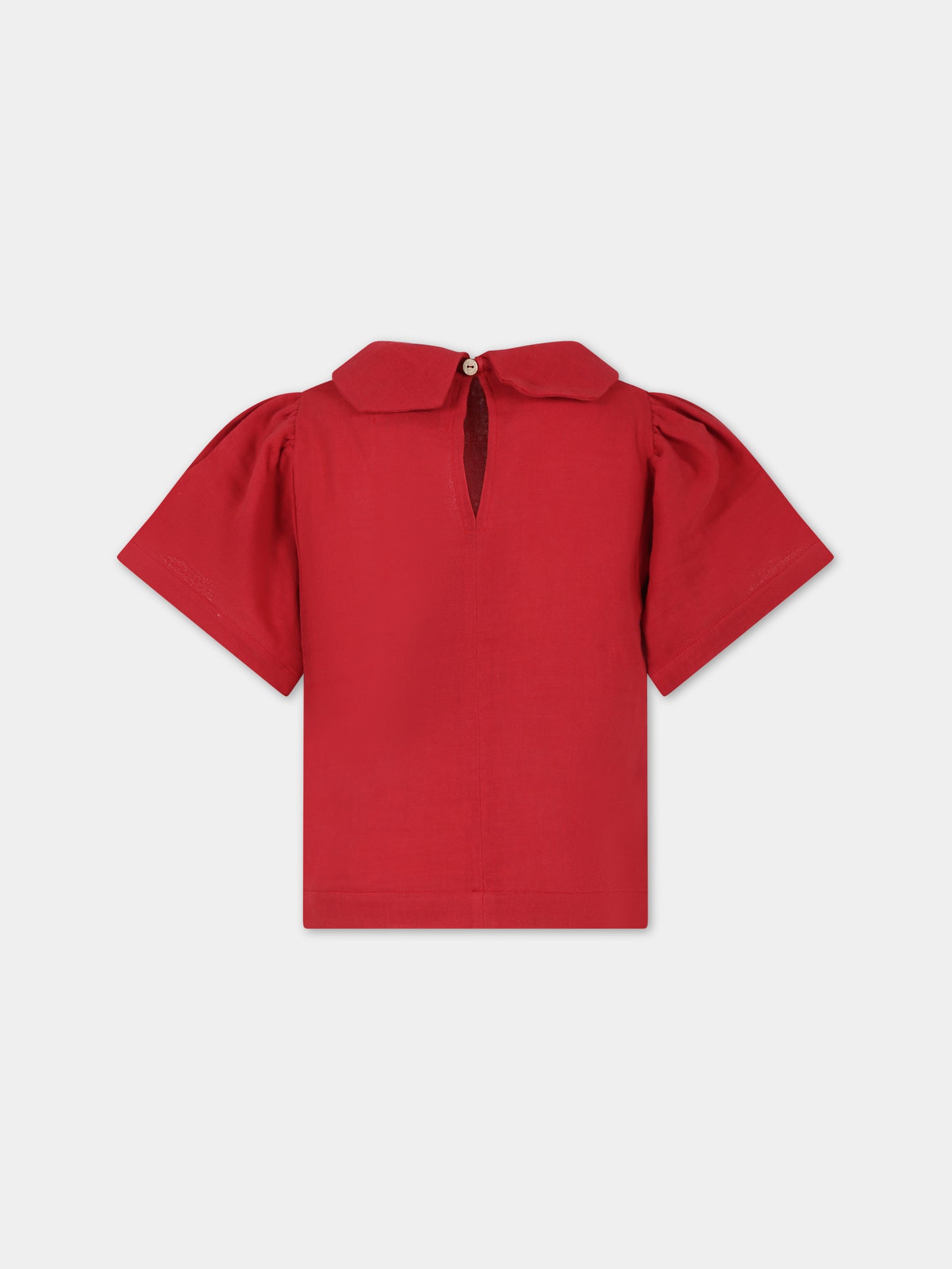 Camicia rossa per bambina,Farway Milano,MCA02AMB