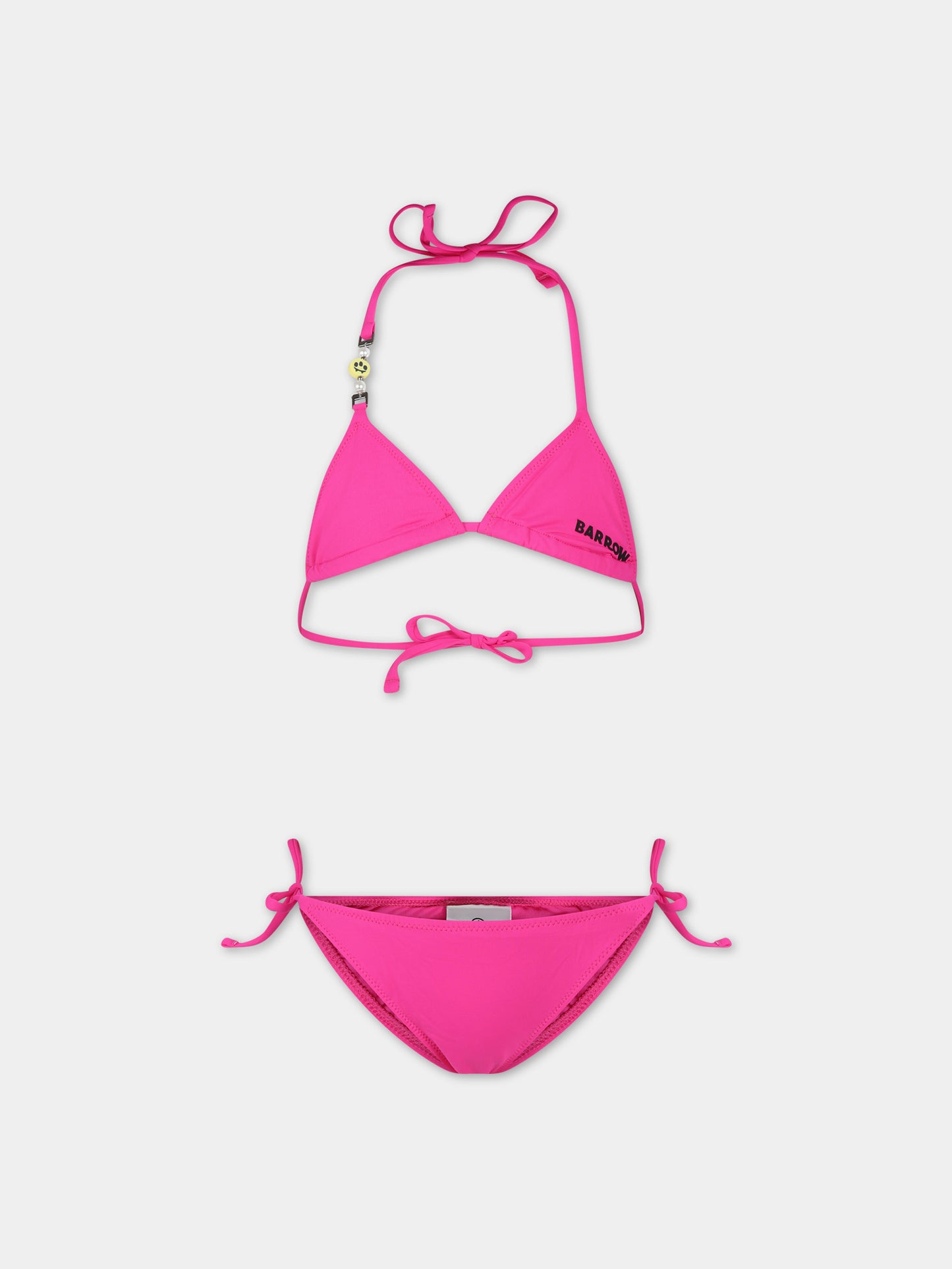Bikini fucsia per bambina con smile,Barrow,S4BKJGSB160 BW007