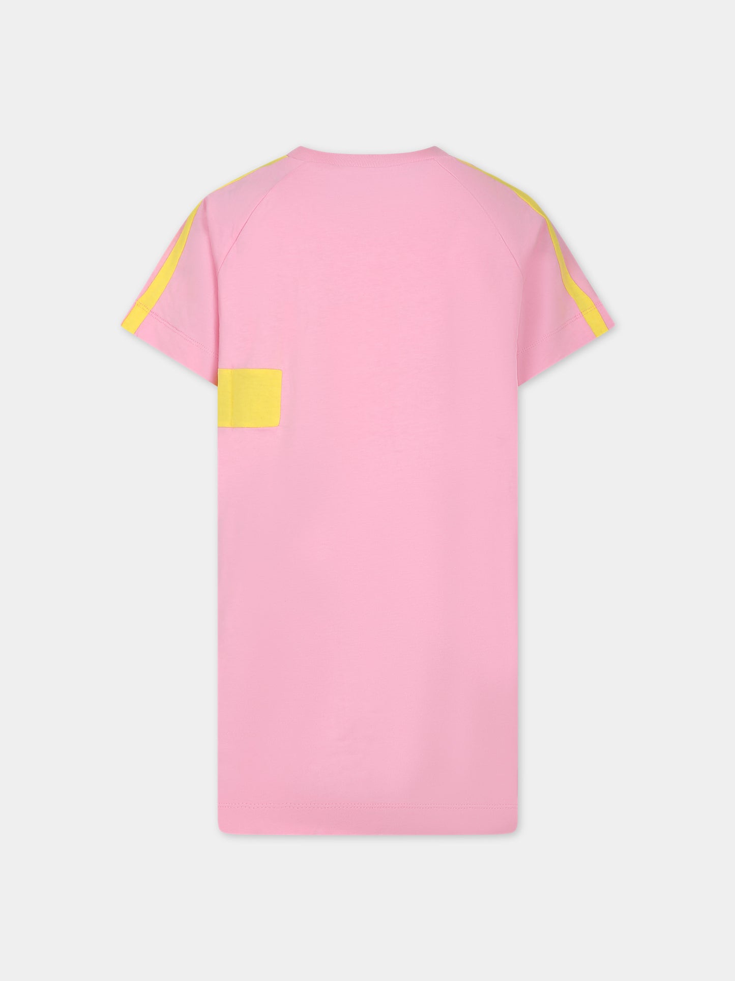 Vestito rosa per bambina con logo,Marni Kids,M01068 M00L9 MD252F 0M340