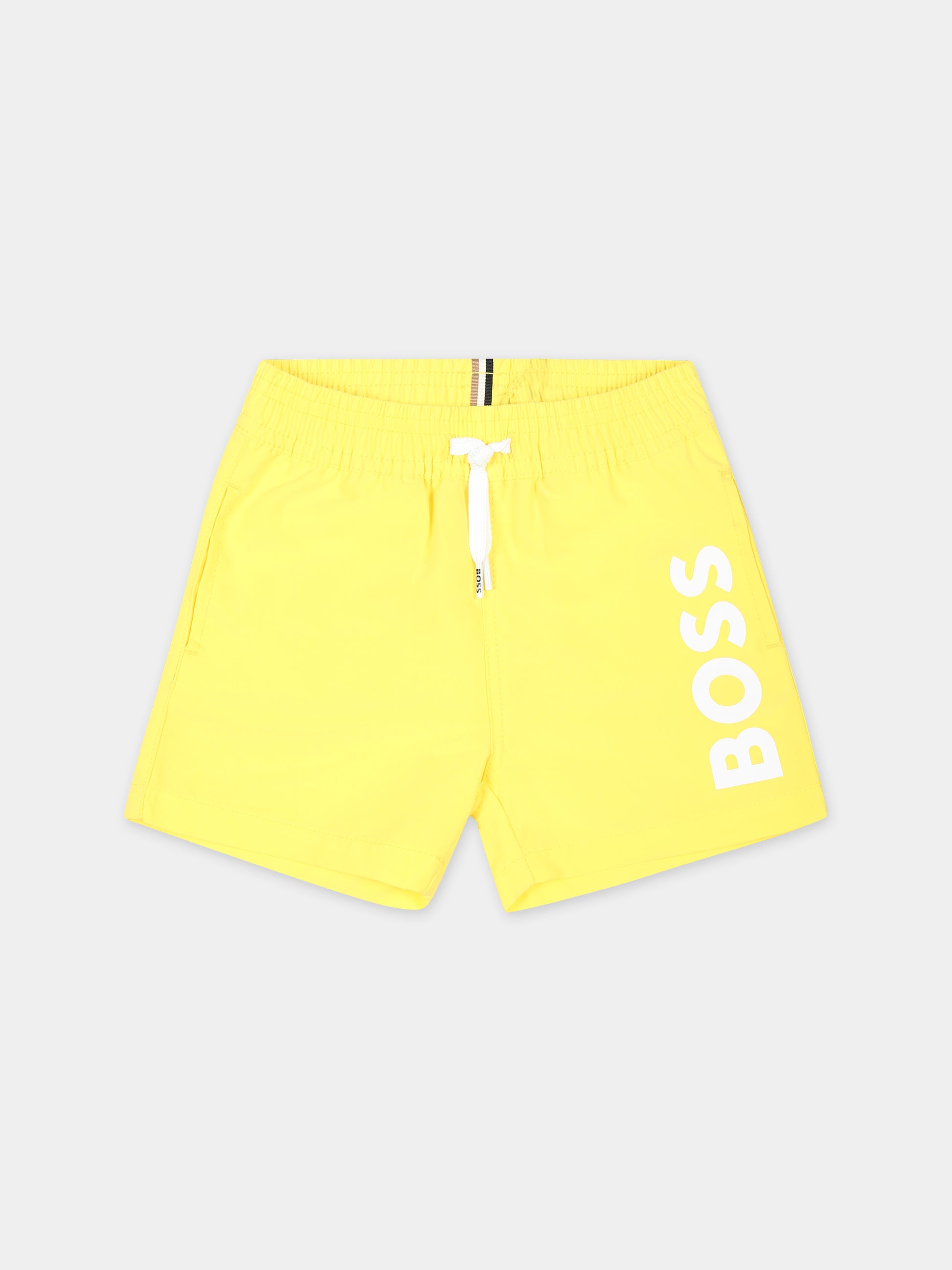 Boxer mare giallo per neonato con logo,Boss,J50569 508