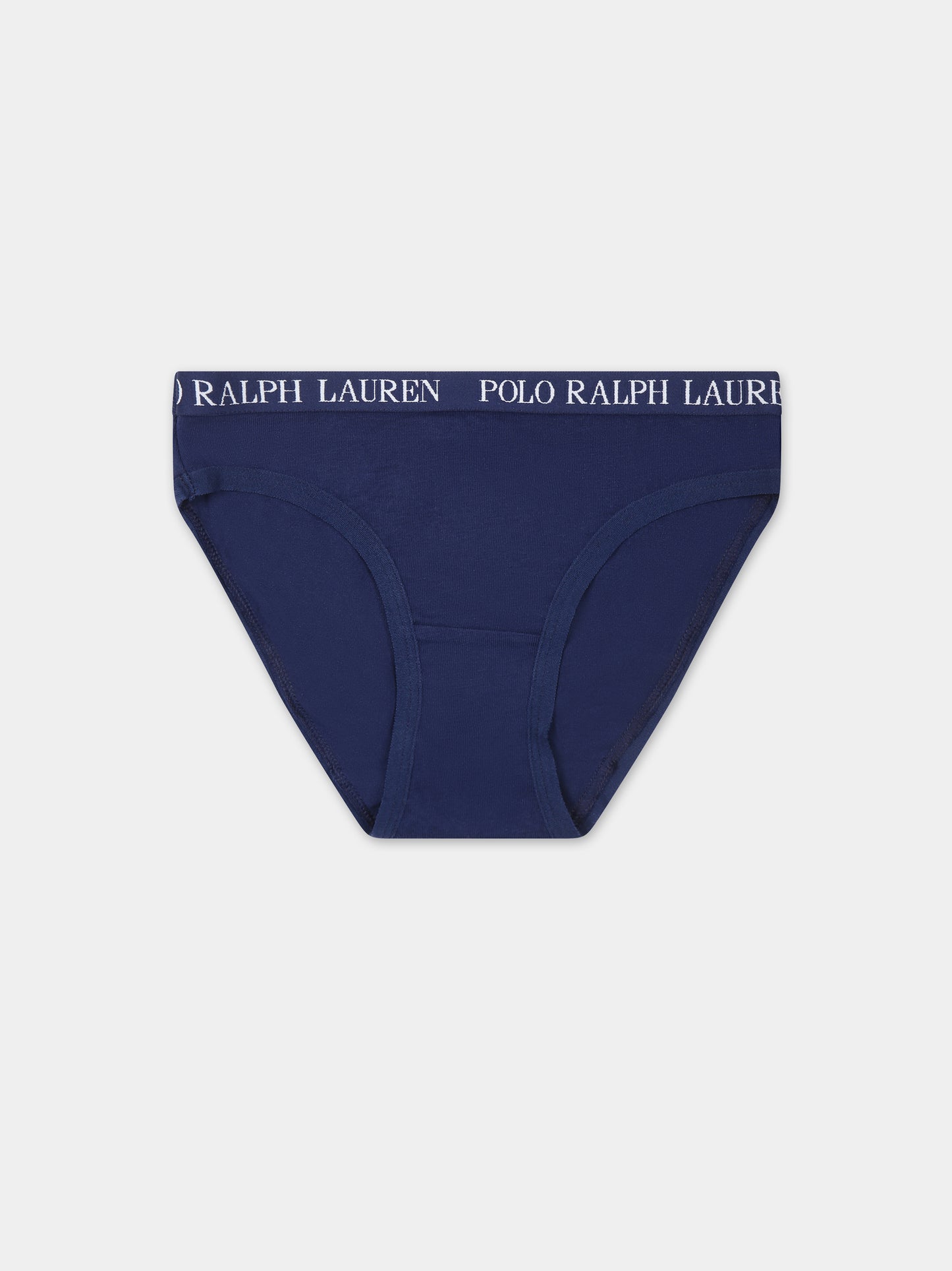 Set multicolor per bambina con logo,Ralph Lauren Kids,4P5019 BCV NAVY