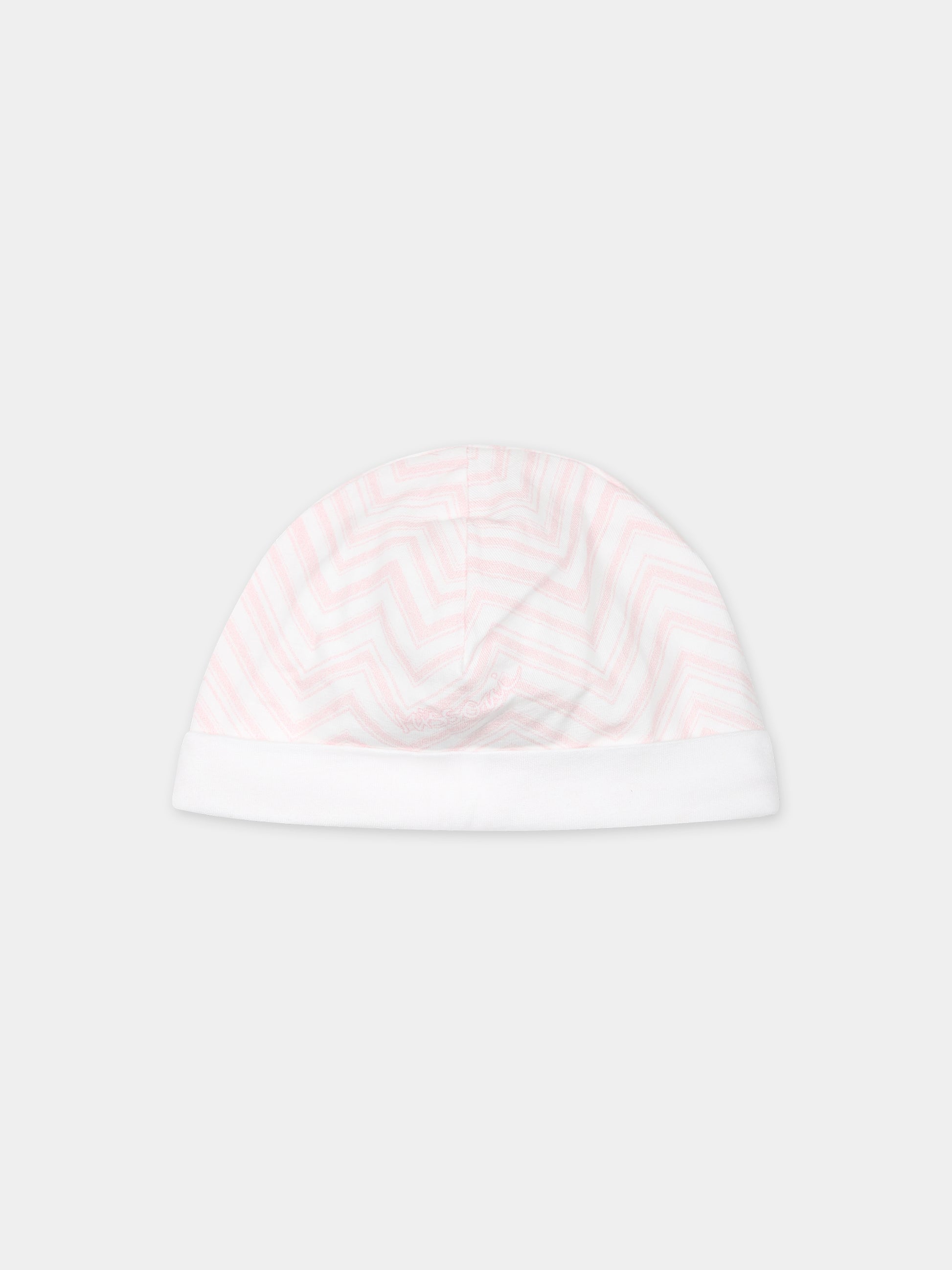 Set bianco per neonata con motivo chevron,Missoni,MUB020 J0394 100RS