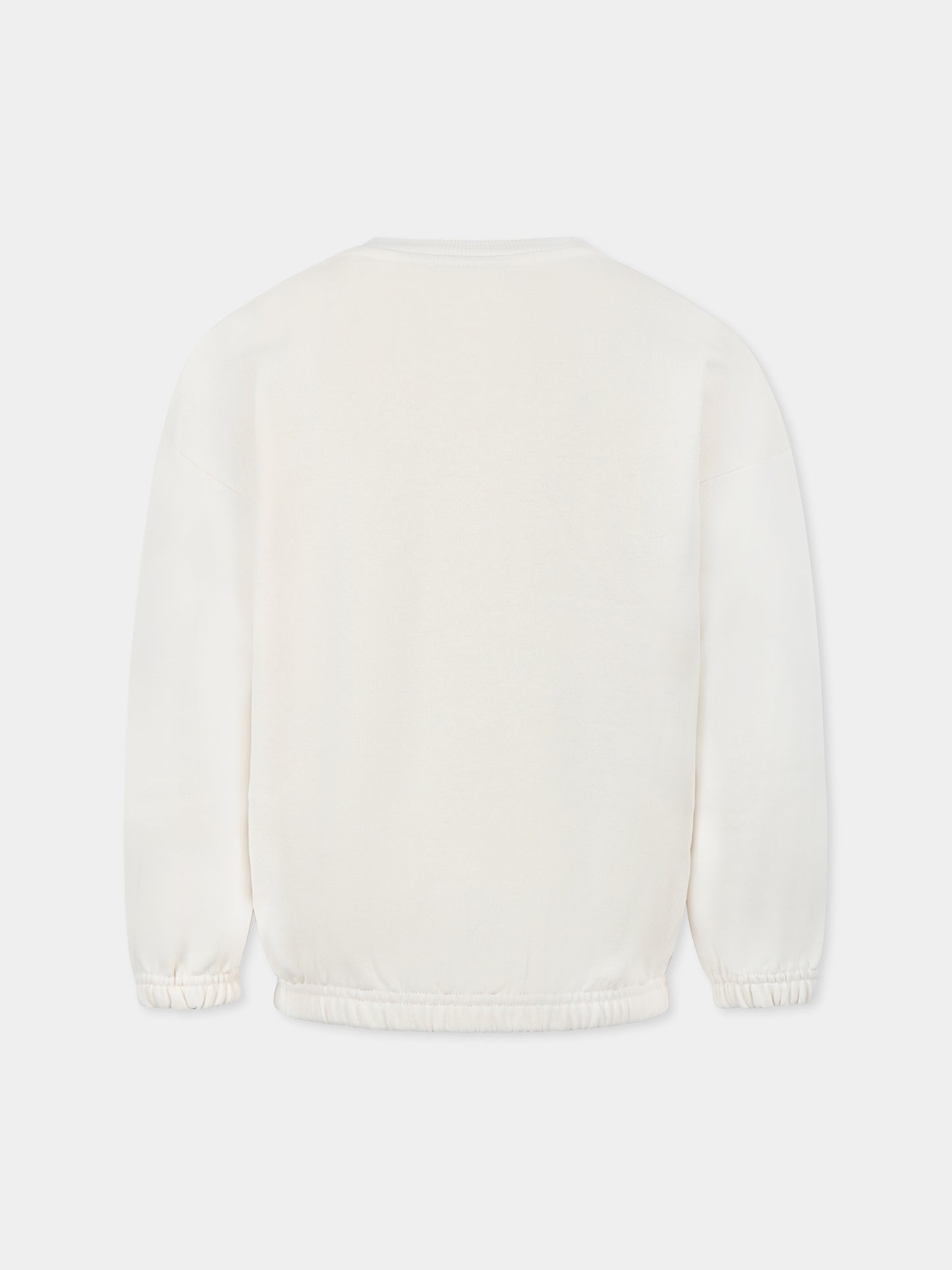 Sweat ivoire pour enfants avec  imprimé foulard