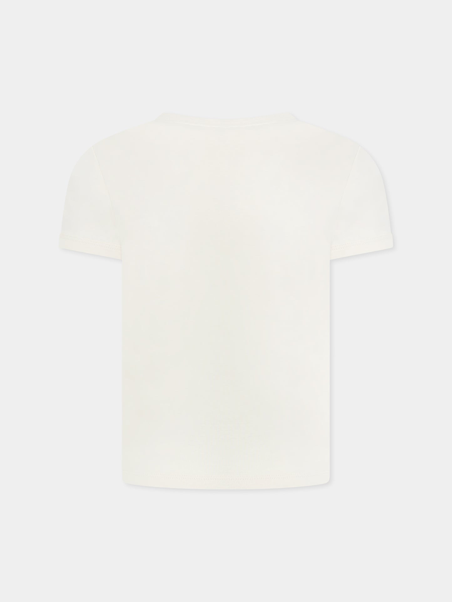 T-shirt ivoire pour enfants avec  chats