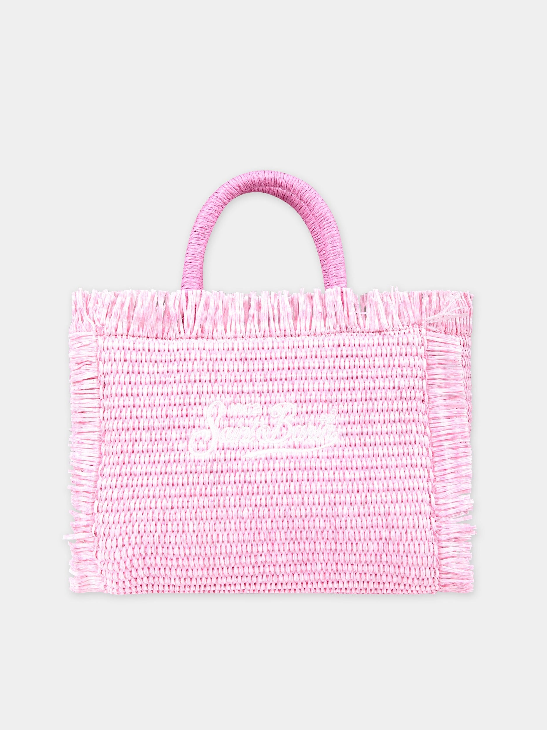 Borsa rosa per bambina con logo,Mc2 Saint Barth,VAMI009 01316F
