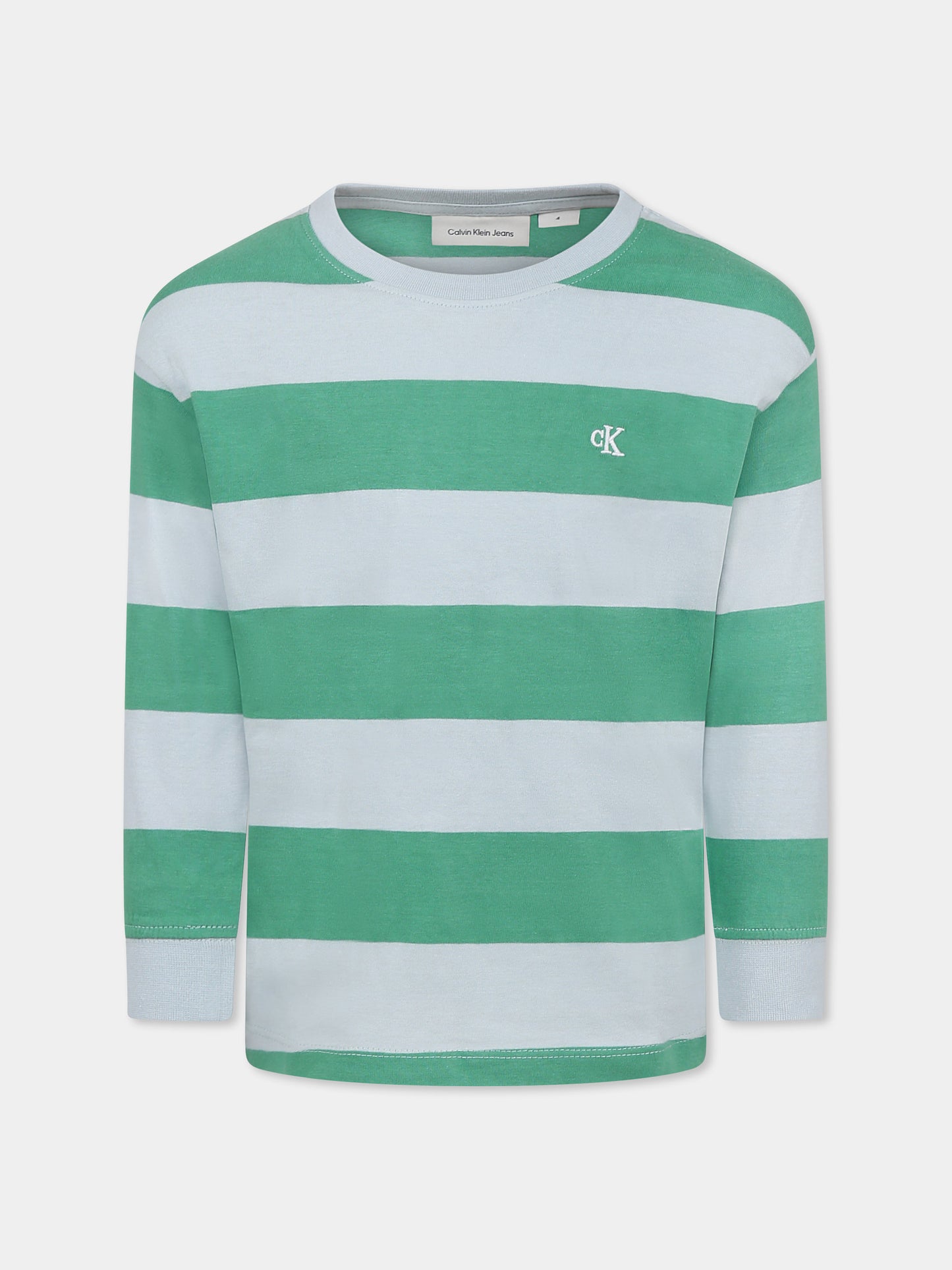 T-shirt multicolore pour enfants avec logo