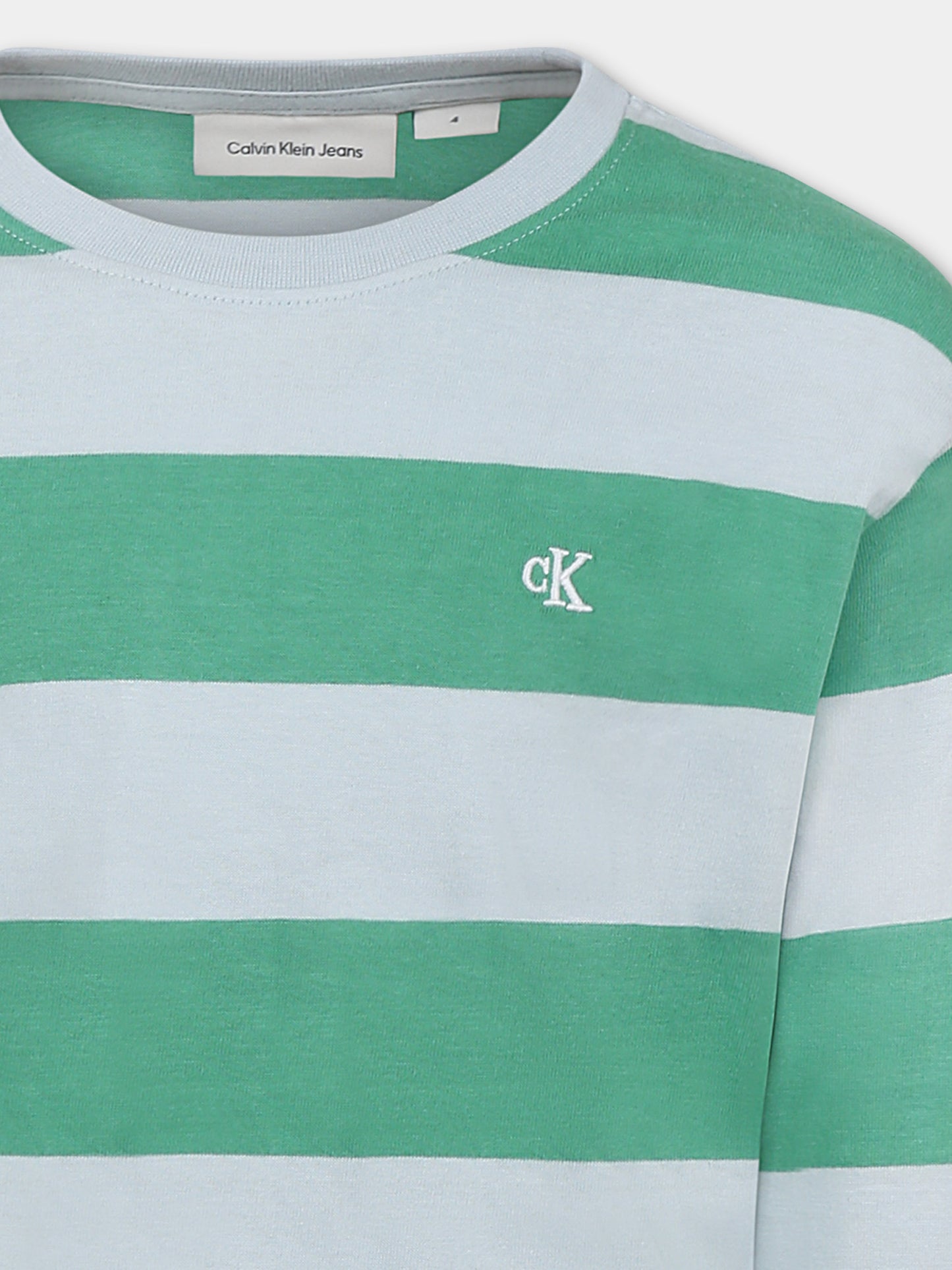 T-shirt multicolore pour enfants avec logo