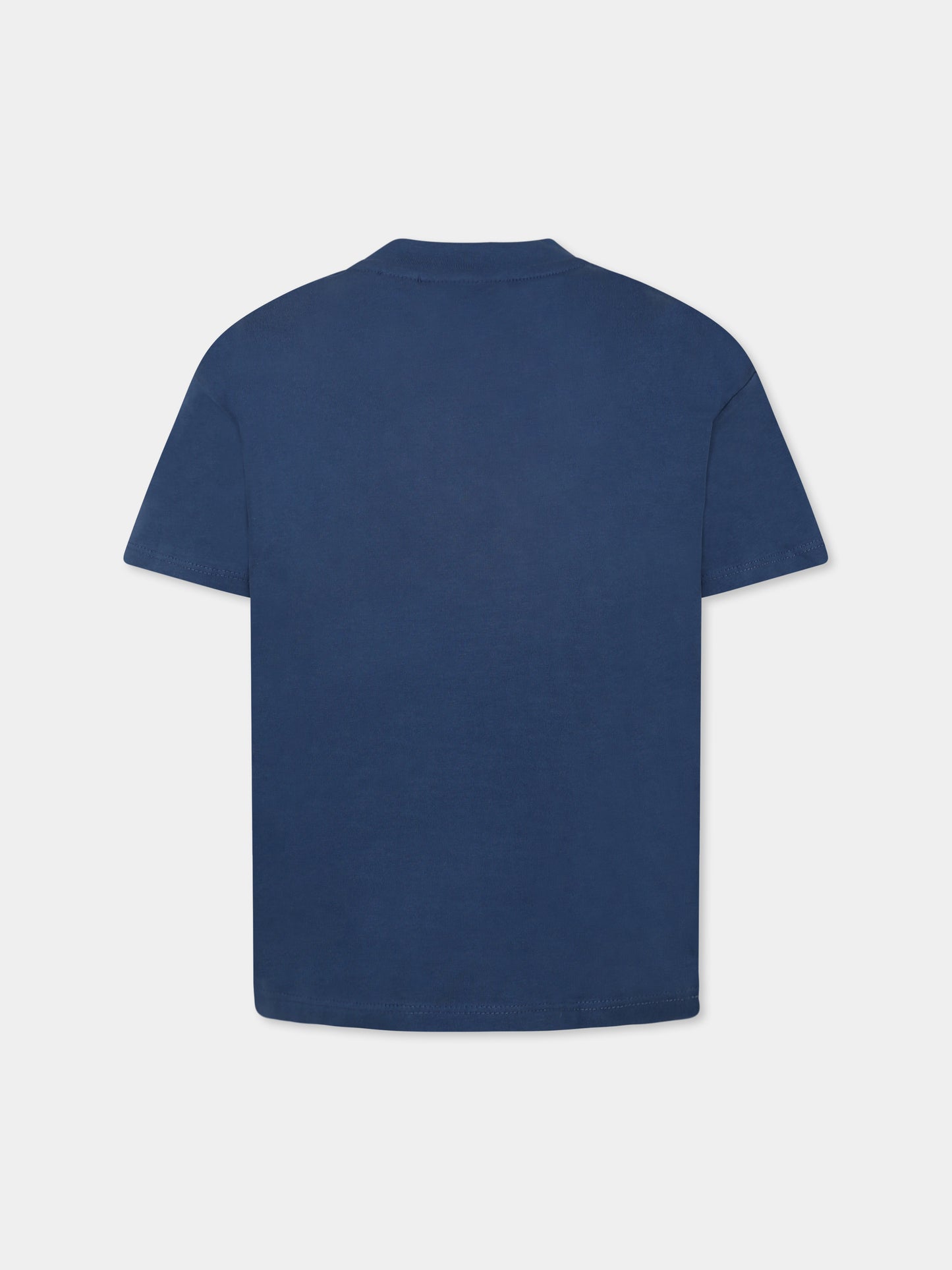 T-shirt blu per bambino con logo,Calvin Klein Kids,24F CKIB0IB02359J IB0IB02359 CFA