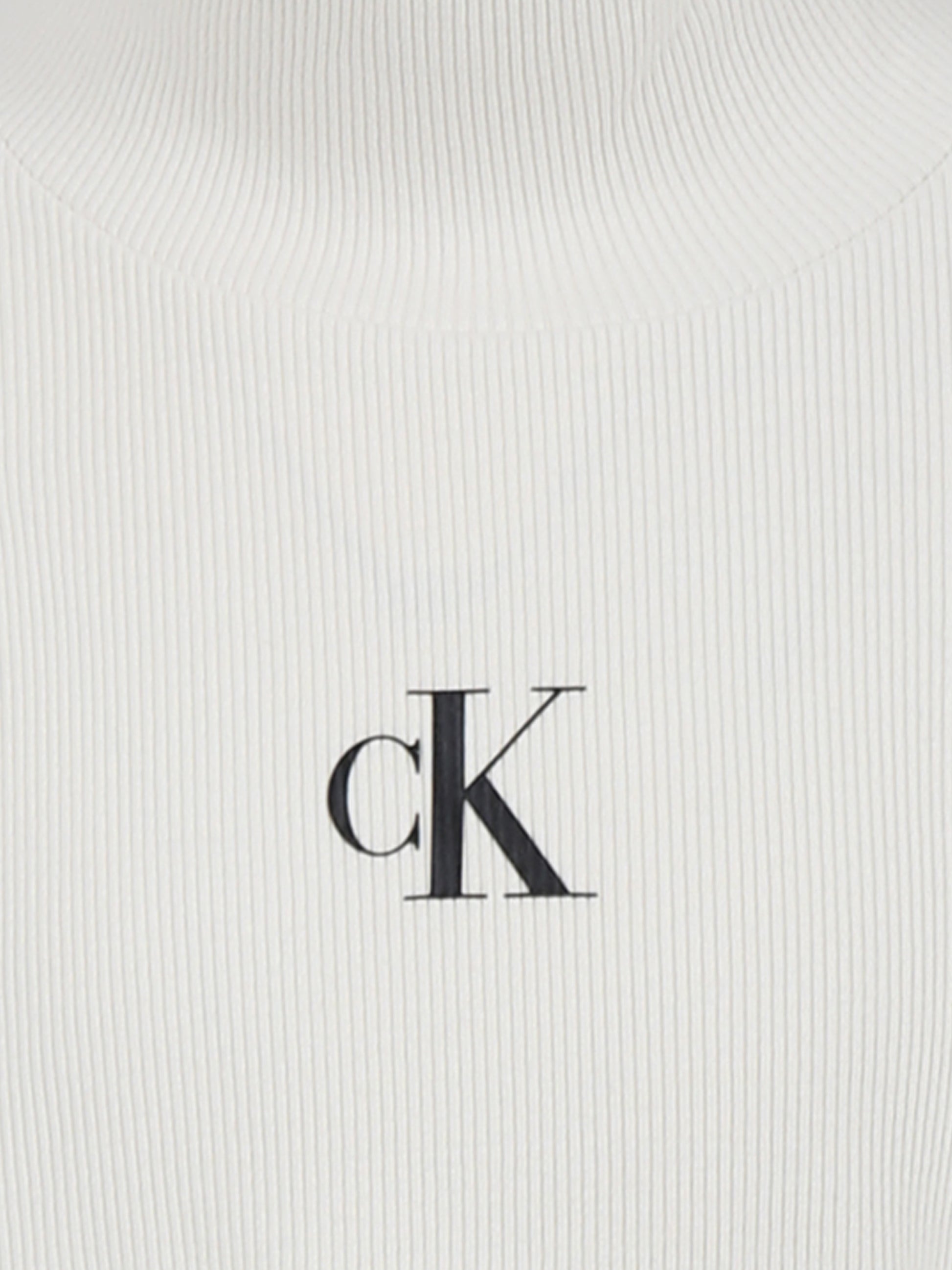 Dolcevita avorio per bambina con logo,Calvin Klein Kids,24F CKIG0IG02808J IG0IG02808 CKS