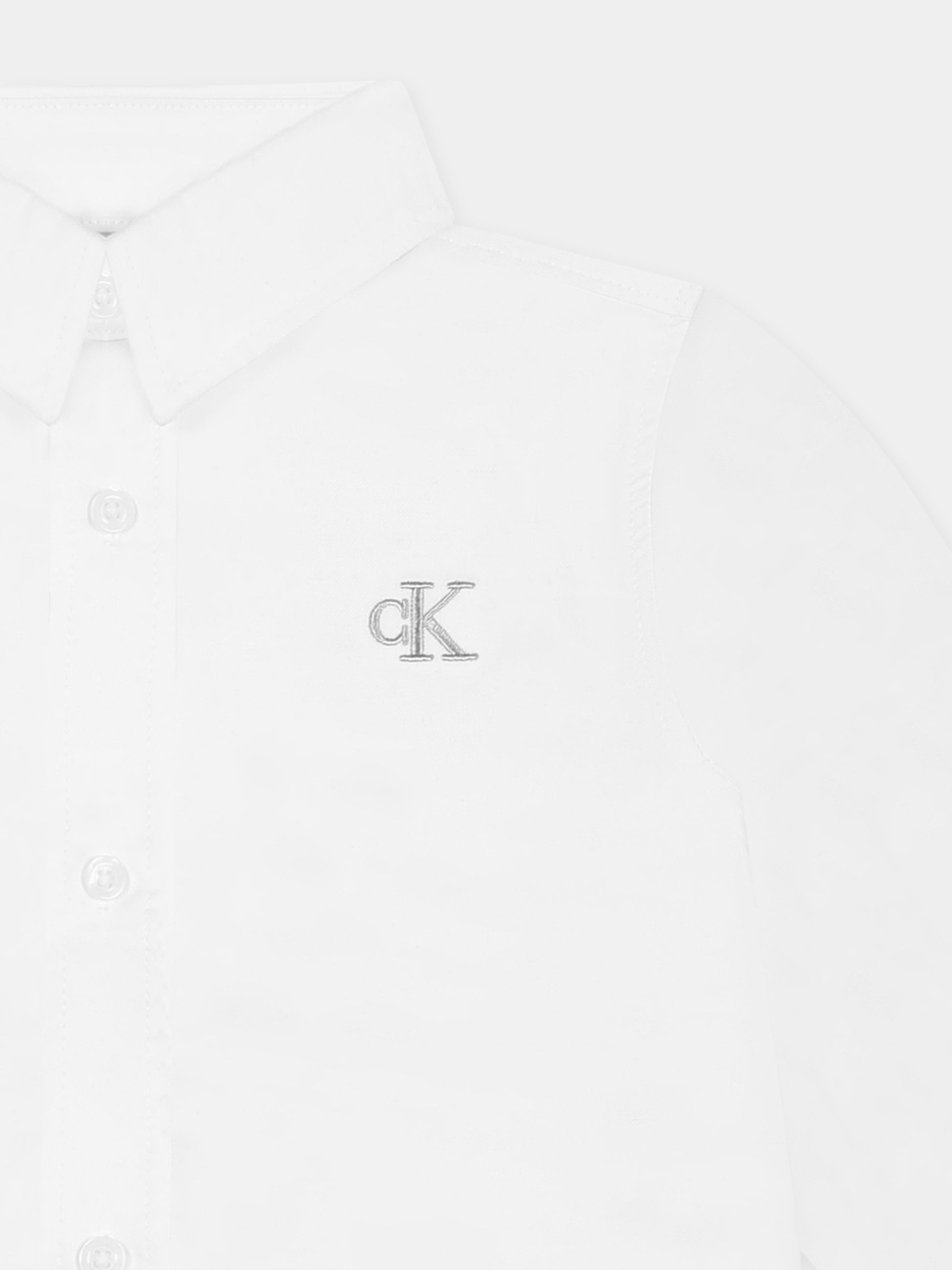 Camicia bianca per neonato con logo,Calvin Klein Kids,24F CKIN0IN00289J IN0IN00289 YAF
