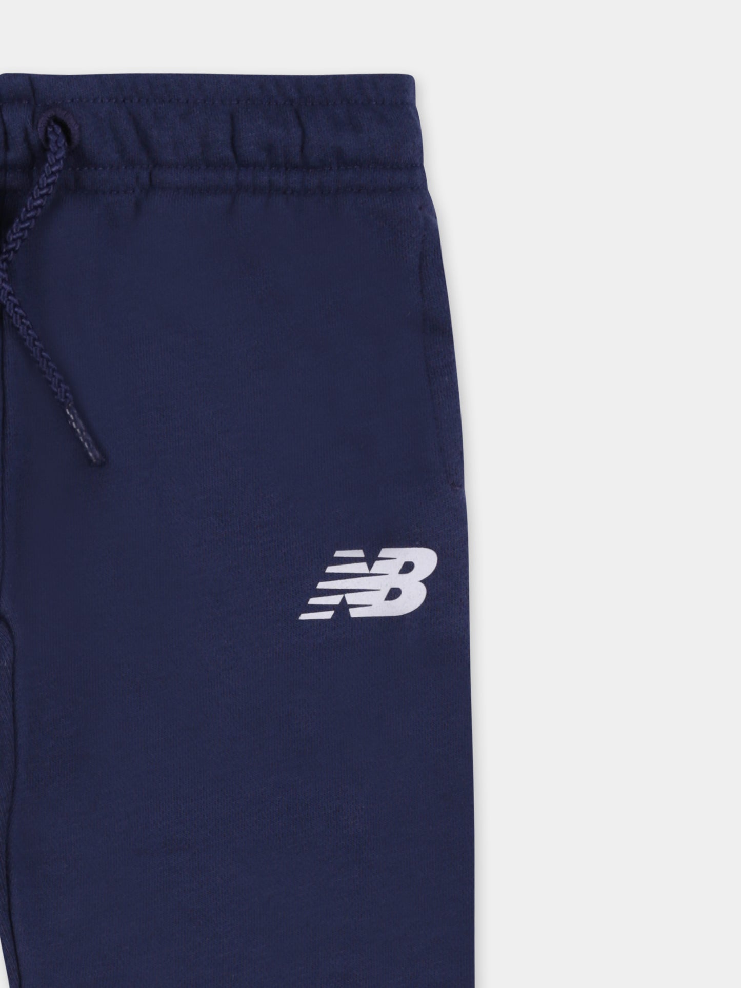 Pantalon bleu pour bébé garçon avec logo