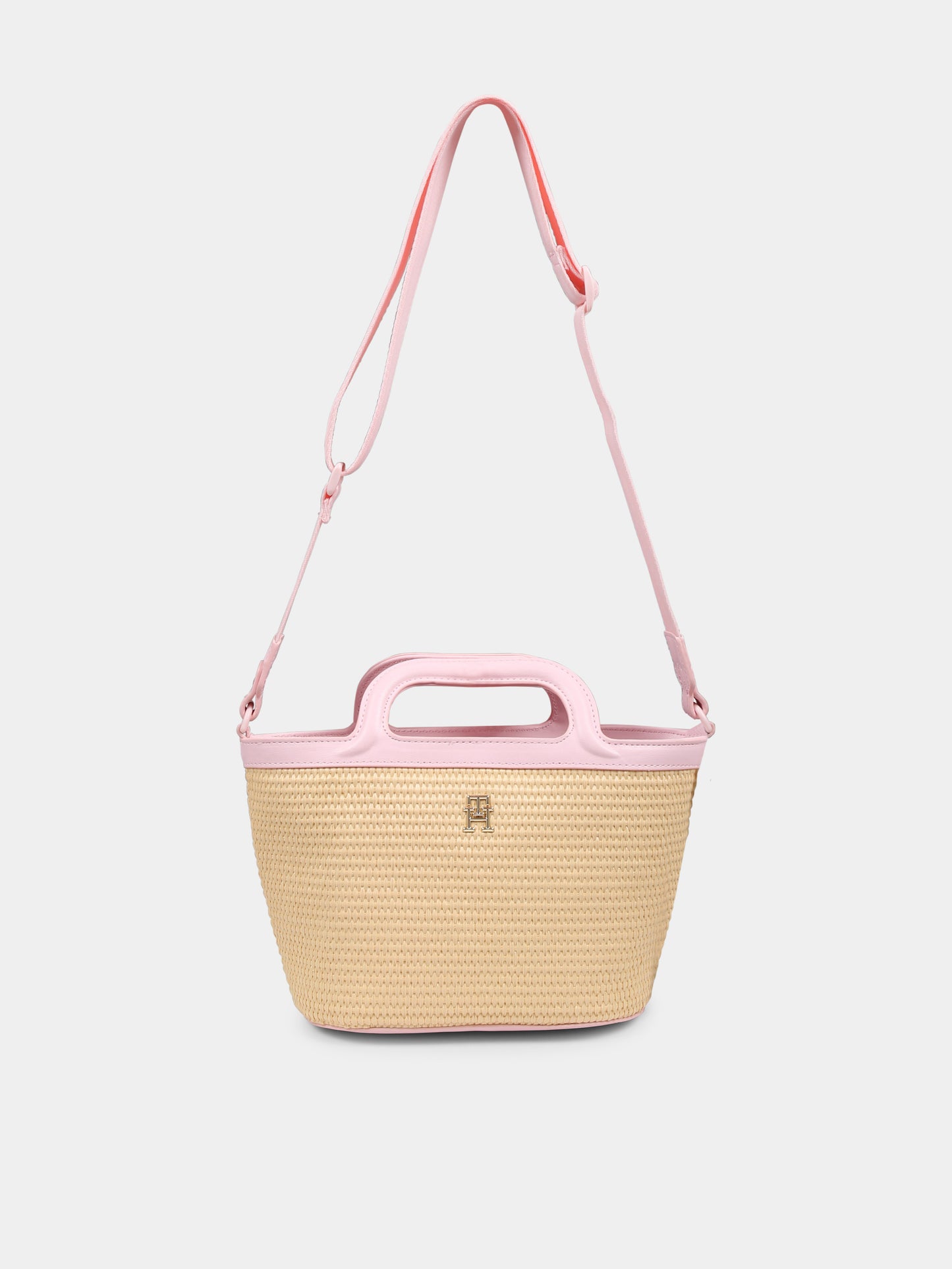 Sac beige pour fille avec logo