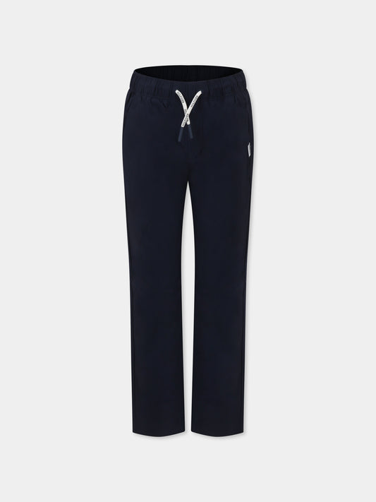 Pantaloni blu per bambino con bandierina,Tommy Hilfiger Junior,24F THKB0KB09306J KB0KB09306 C1G