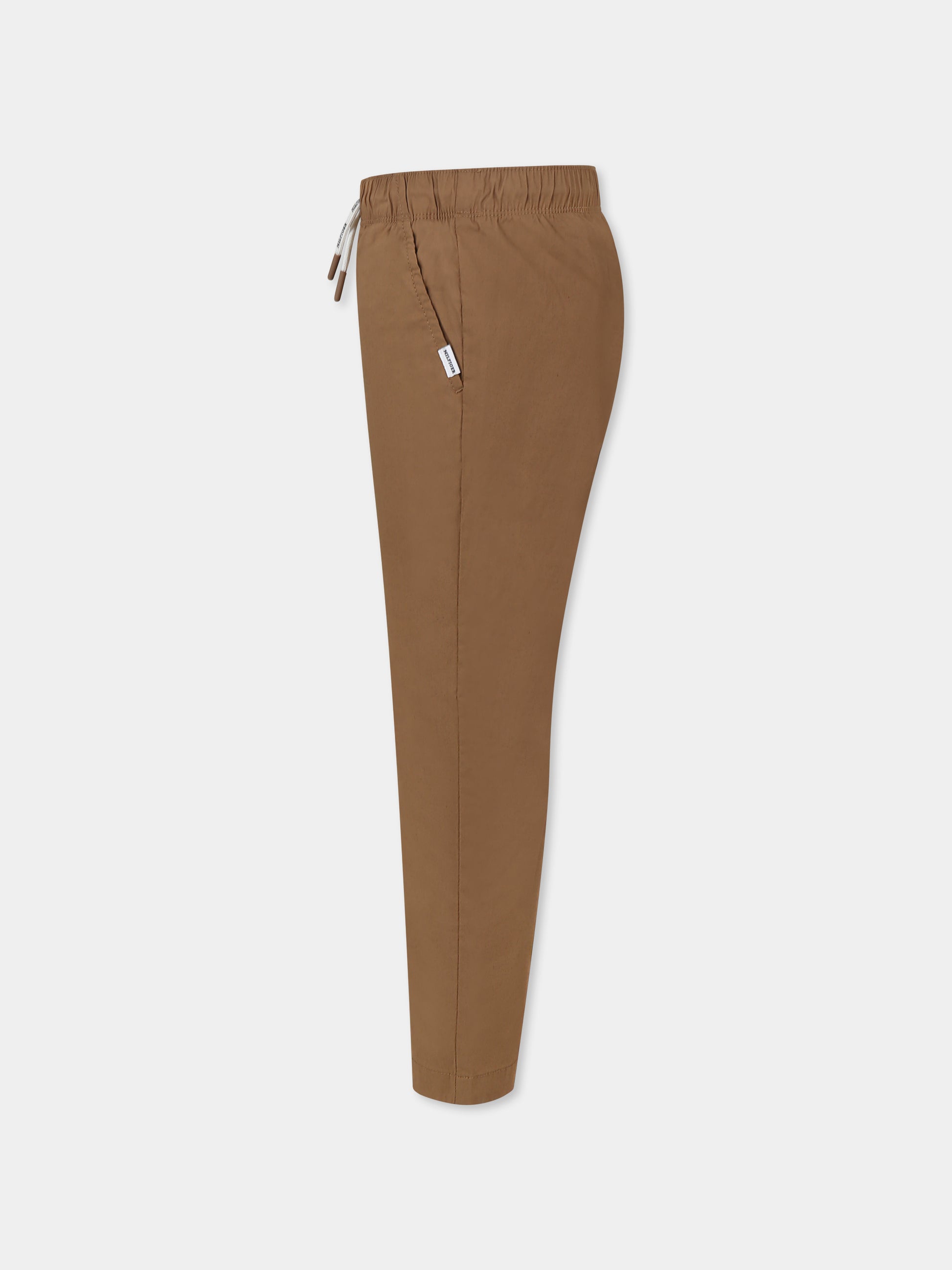 Pantaloni marroni per bambino con bandierina,Tommy Hilfiger Junior,24F THKB0KB09306JKB0KB09306 GWA
