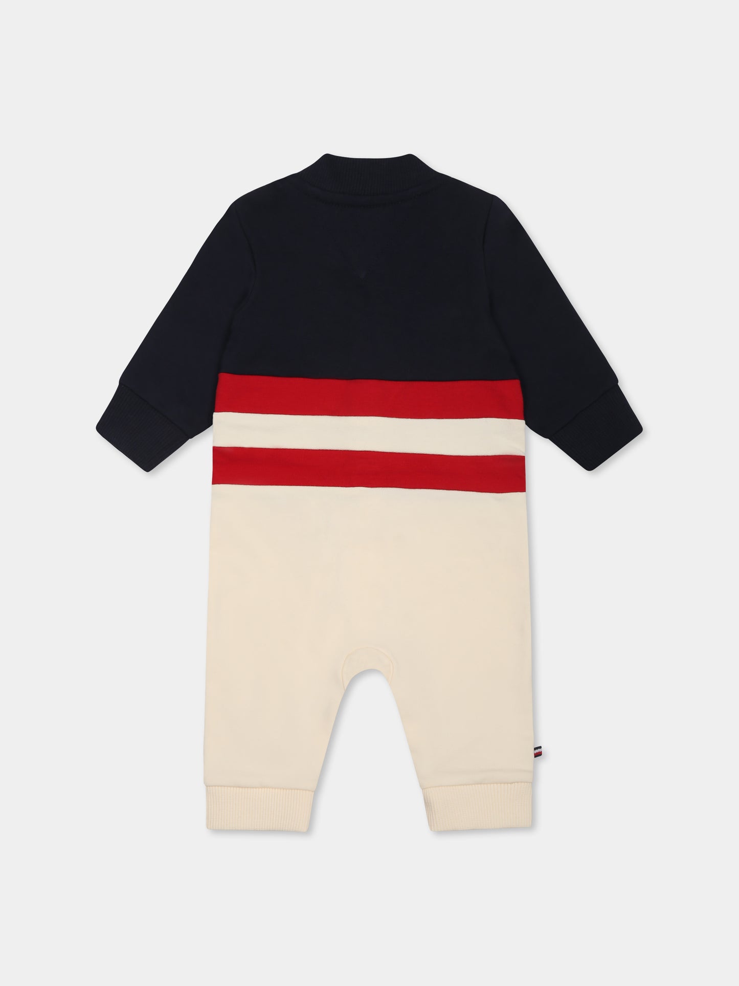 Tutina multicolor per neonato con bandierina,Tommy Hilfiger Junior,24F THKN0KN01996J KN0KN01996 AEF