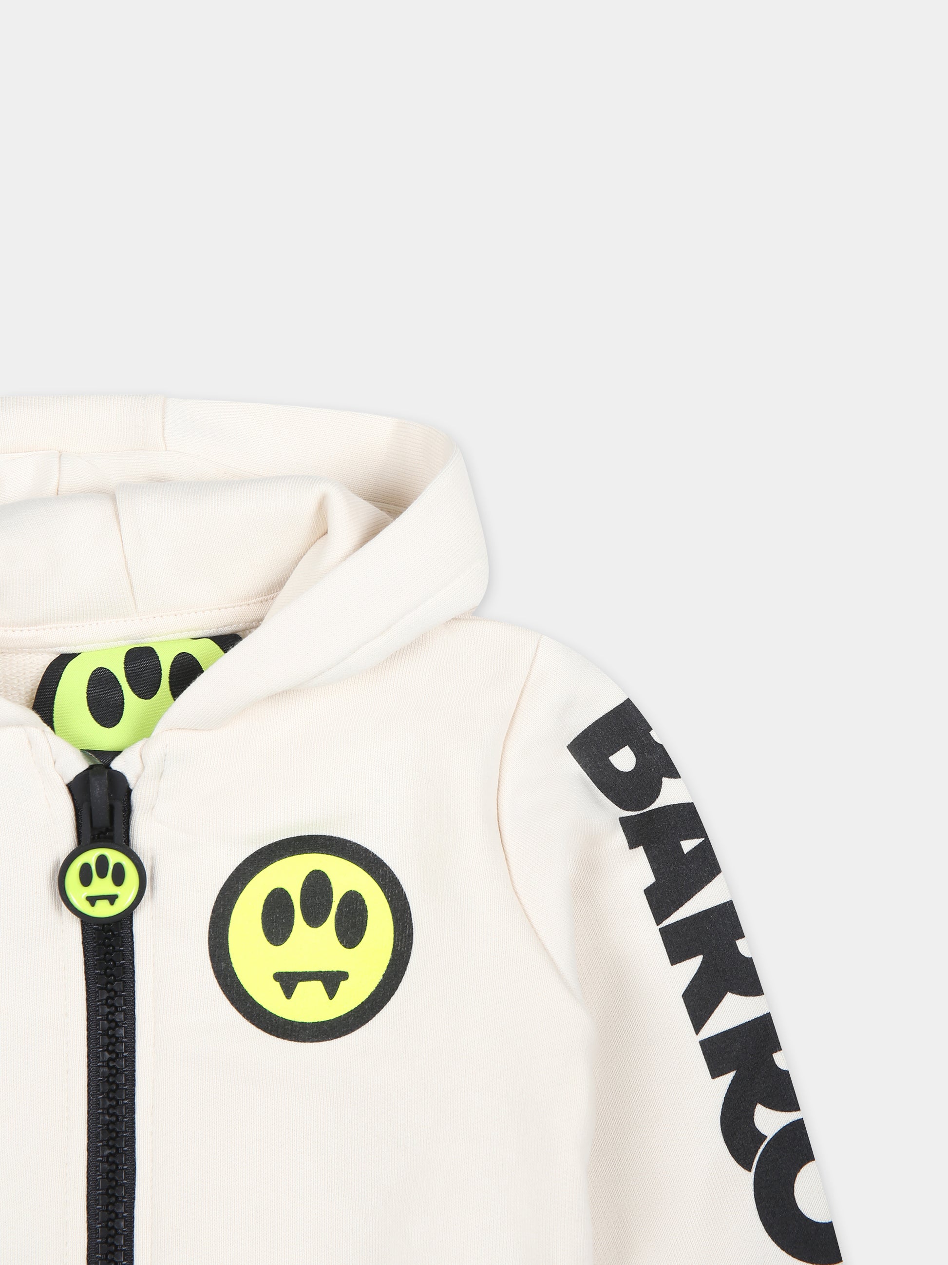 Felpa avorio per neonati con smile,Barrow,S4BKUNZH144 013