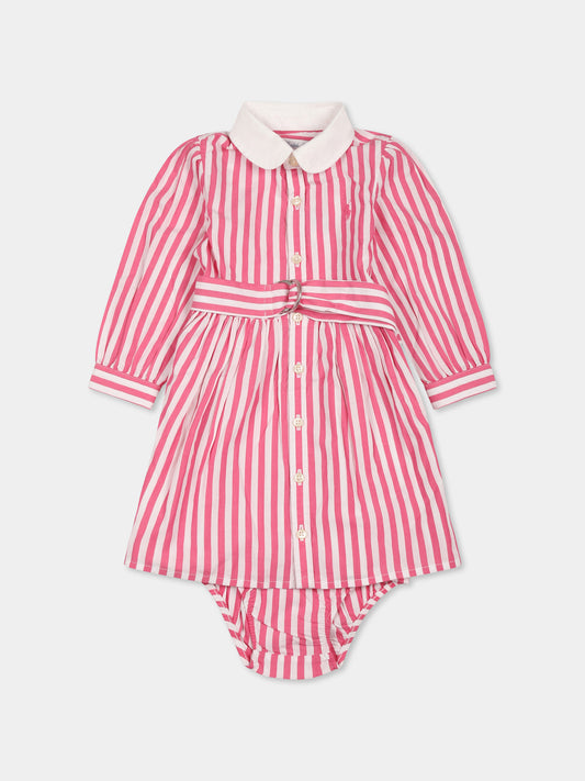 Robe fuchsia pour bébé fille