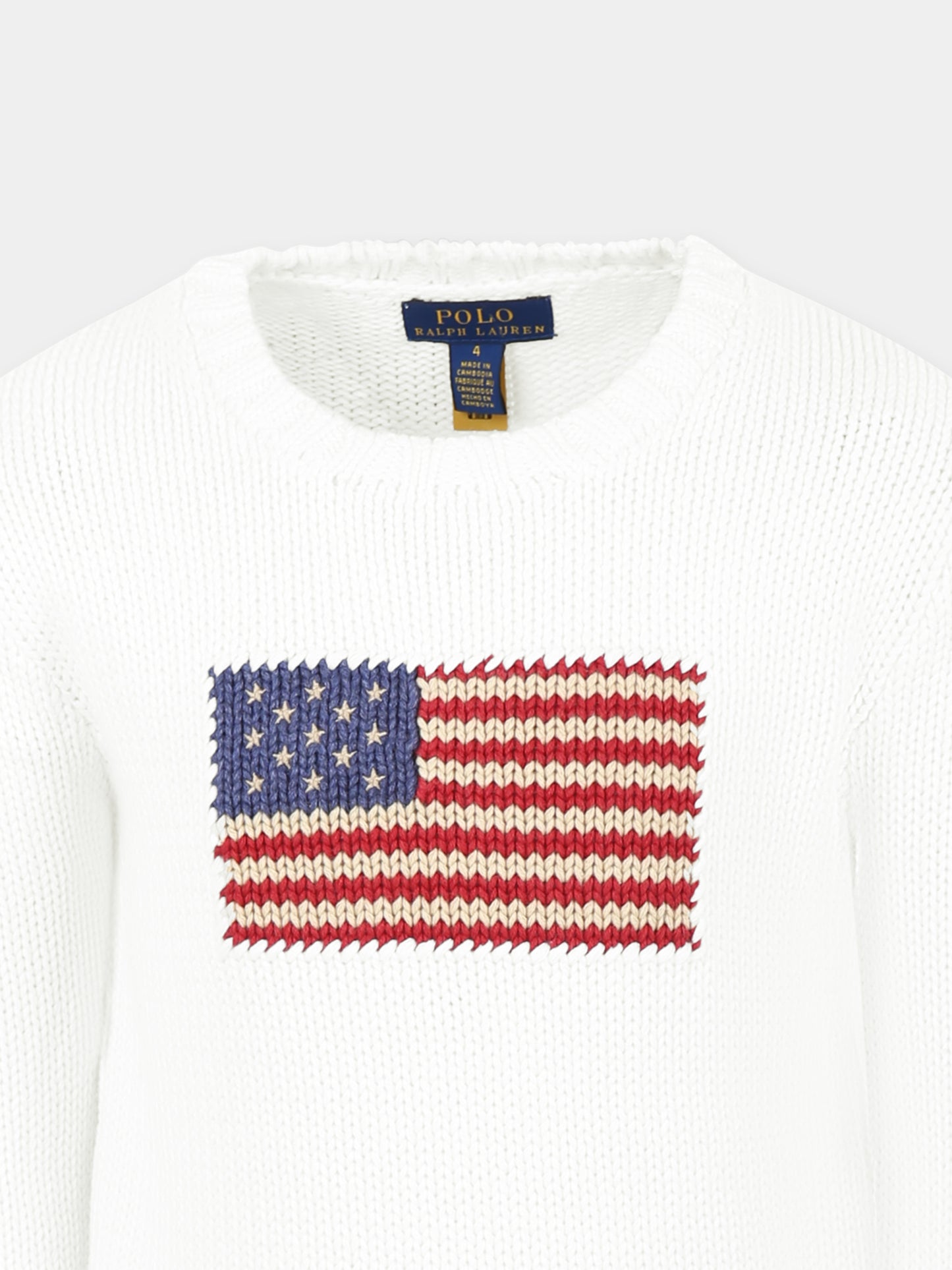 Maglione bianco per bambino,Ralph Lauren Kids,668285006 NEVIS