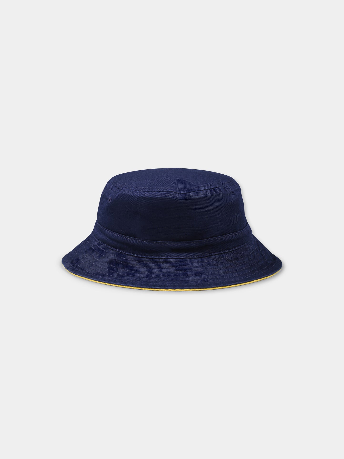 Cloche réversible bleue pour garçon avec Polo Bear