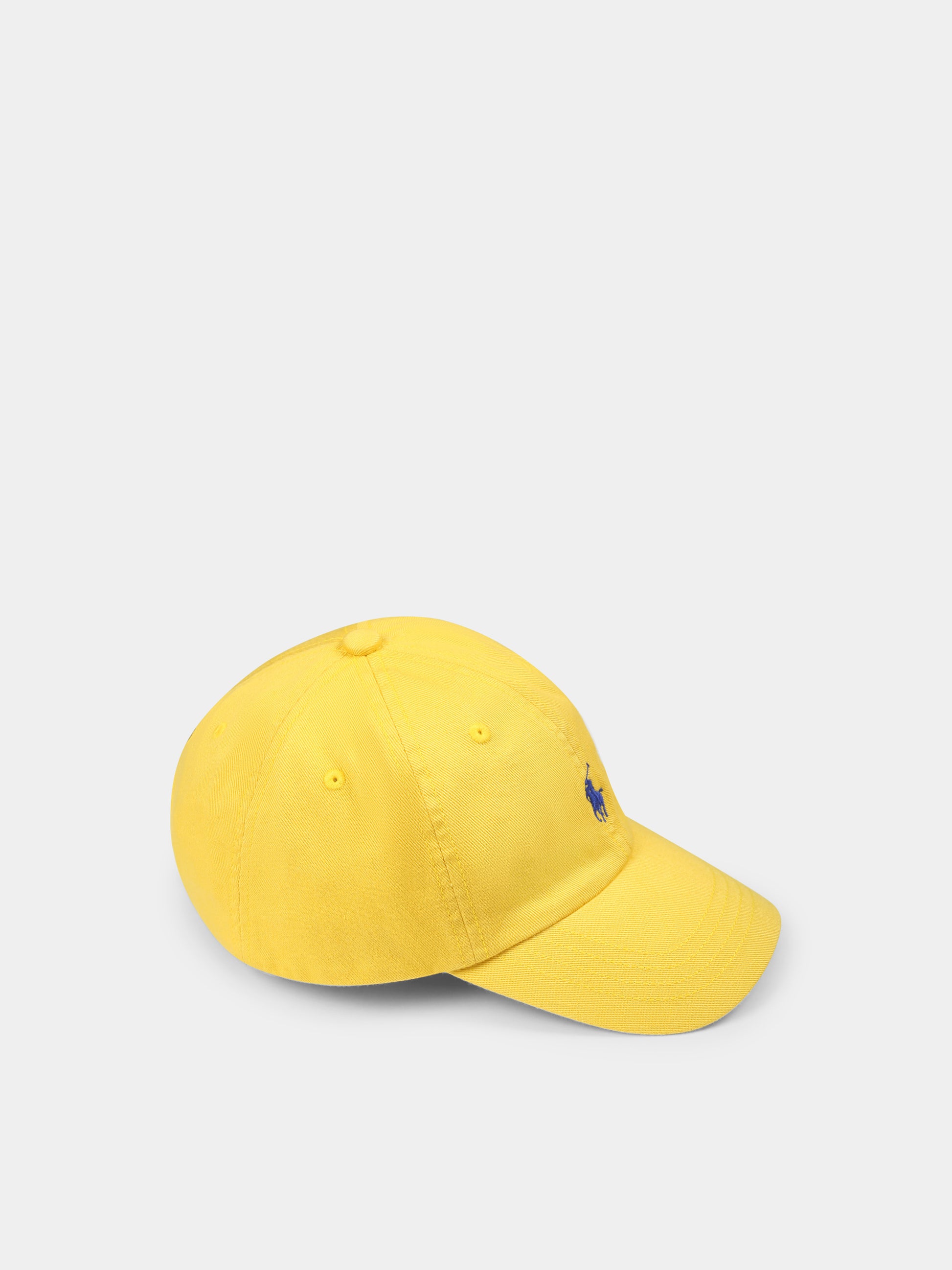 Cappello giallo per bambino con cavallino,Ralph Lauren Kids,785653062 CANARY YELLOW/C3718