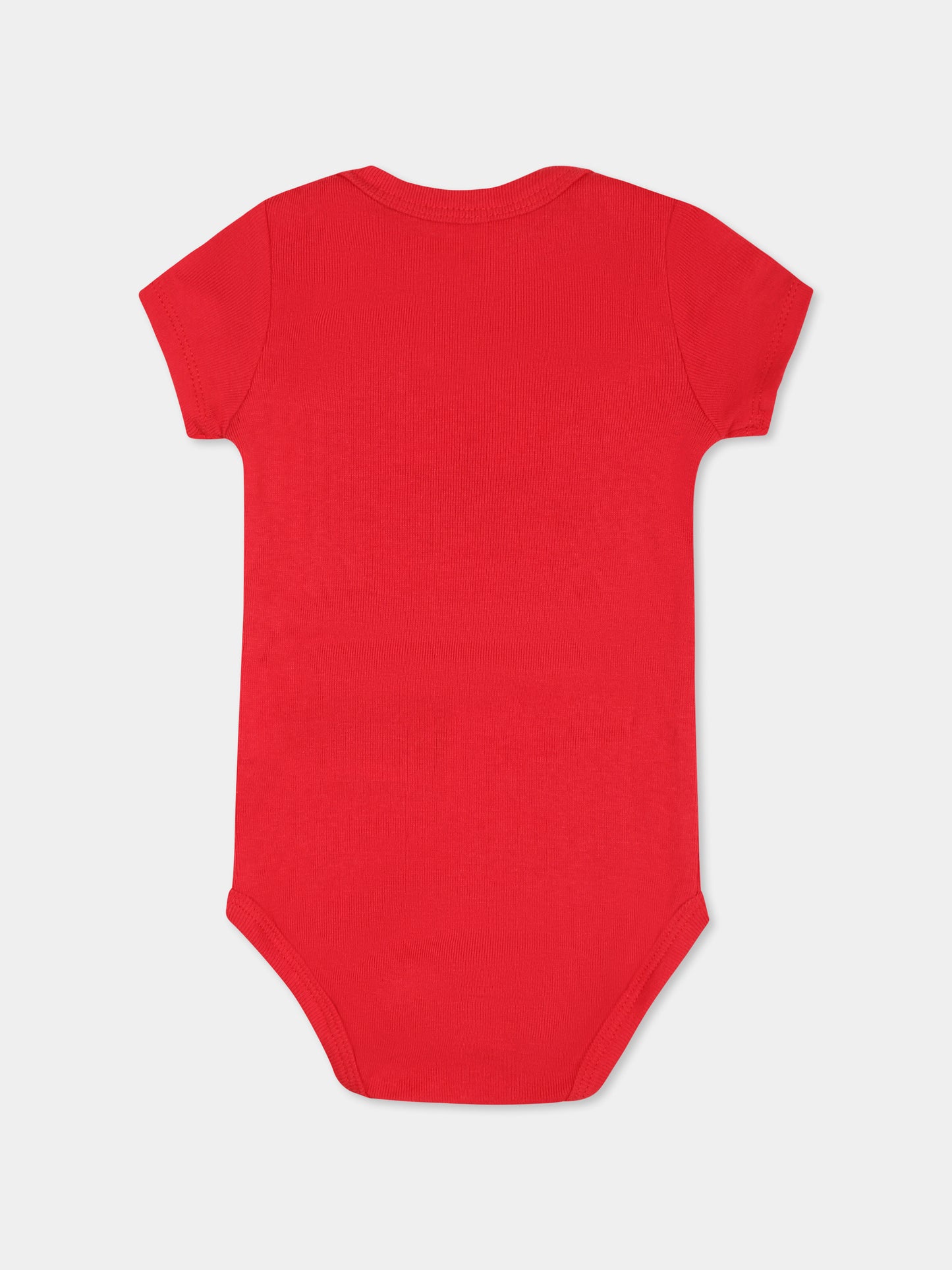 Set body rosso per neonato con logo,Converse,LC0028 F97