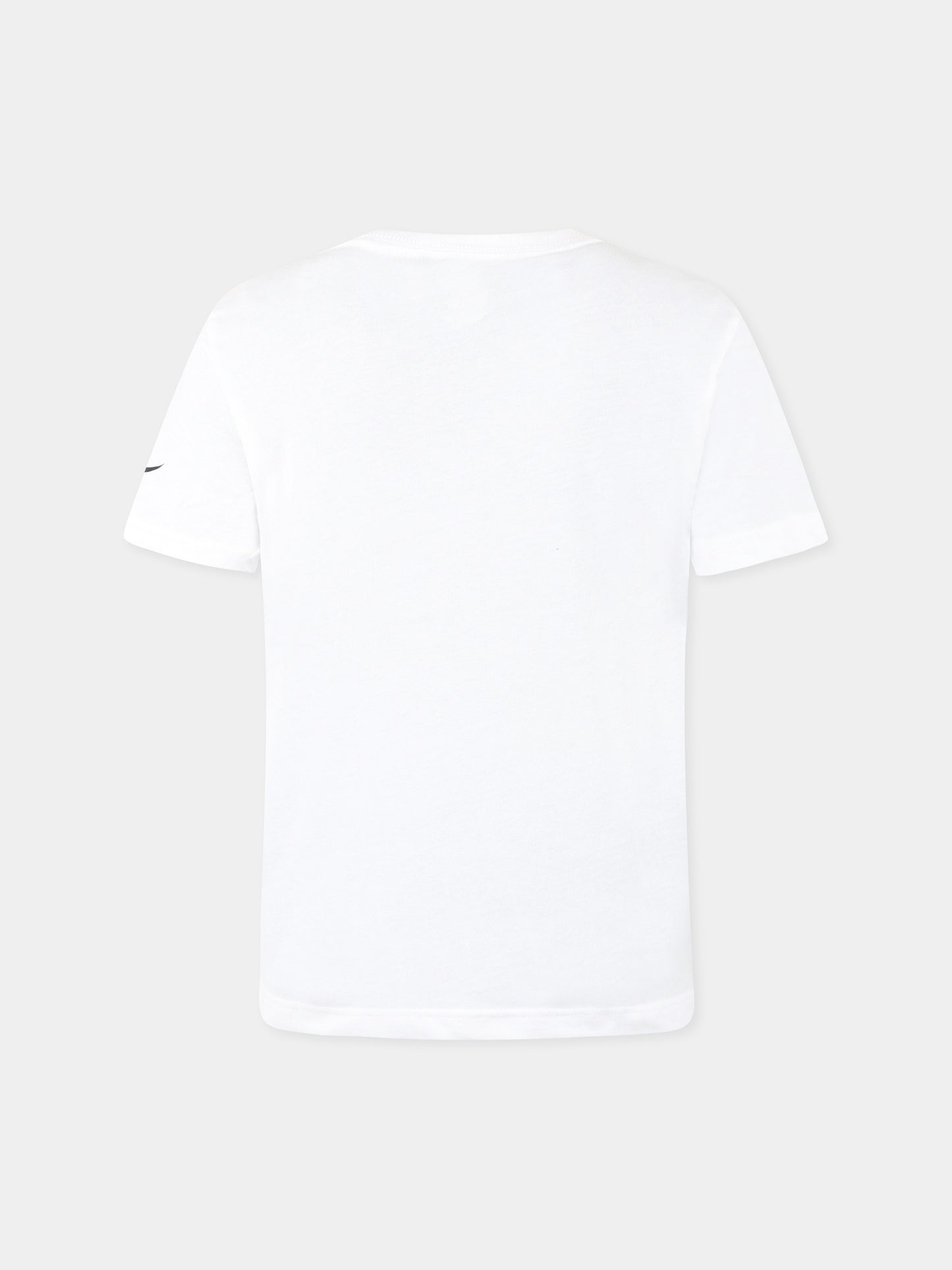 T-shirt blanc pour garçon avec écriture