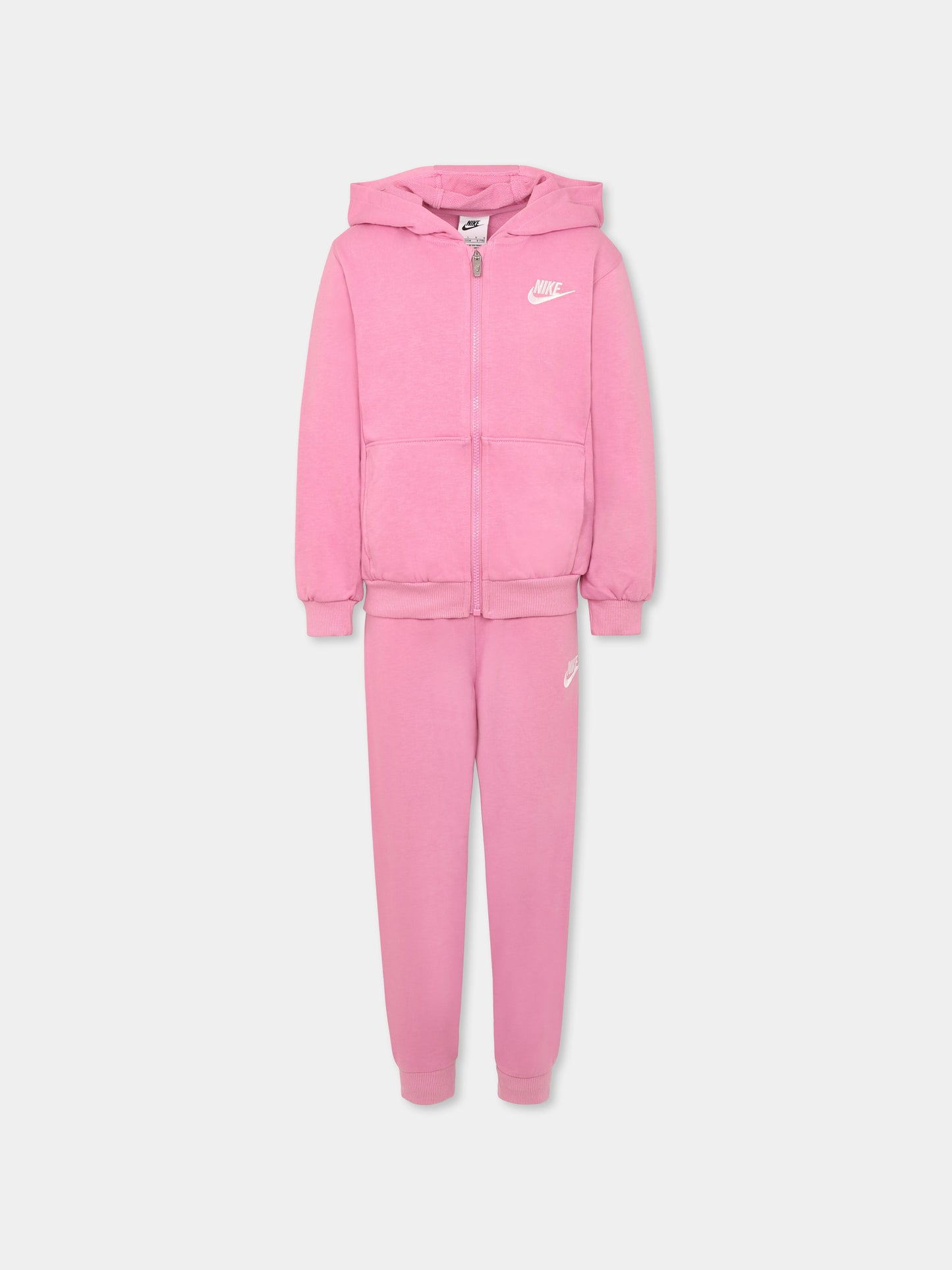 Completo rosa per bambina neonata con logo,Nike,36M485 ACG