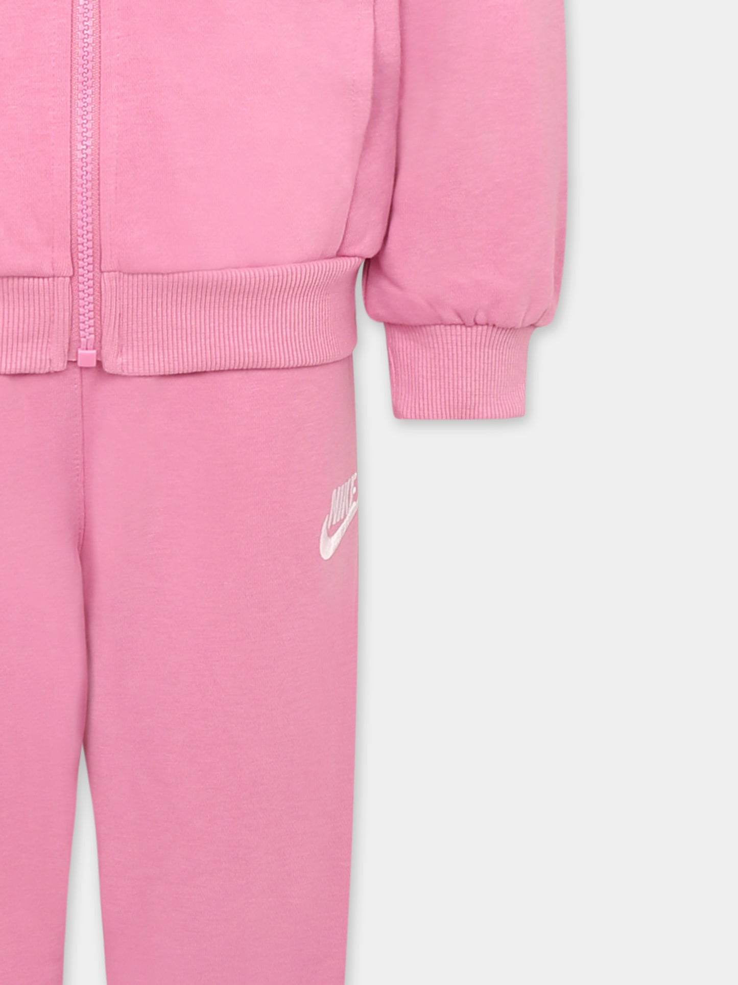 Completo rosa per bambina neonata con logo,Nike,36M485 ACG
