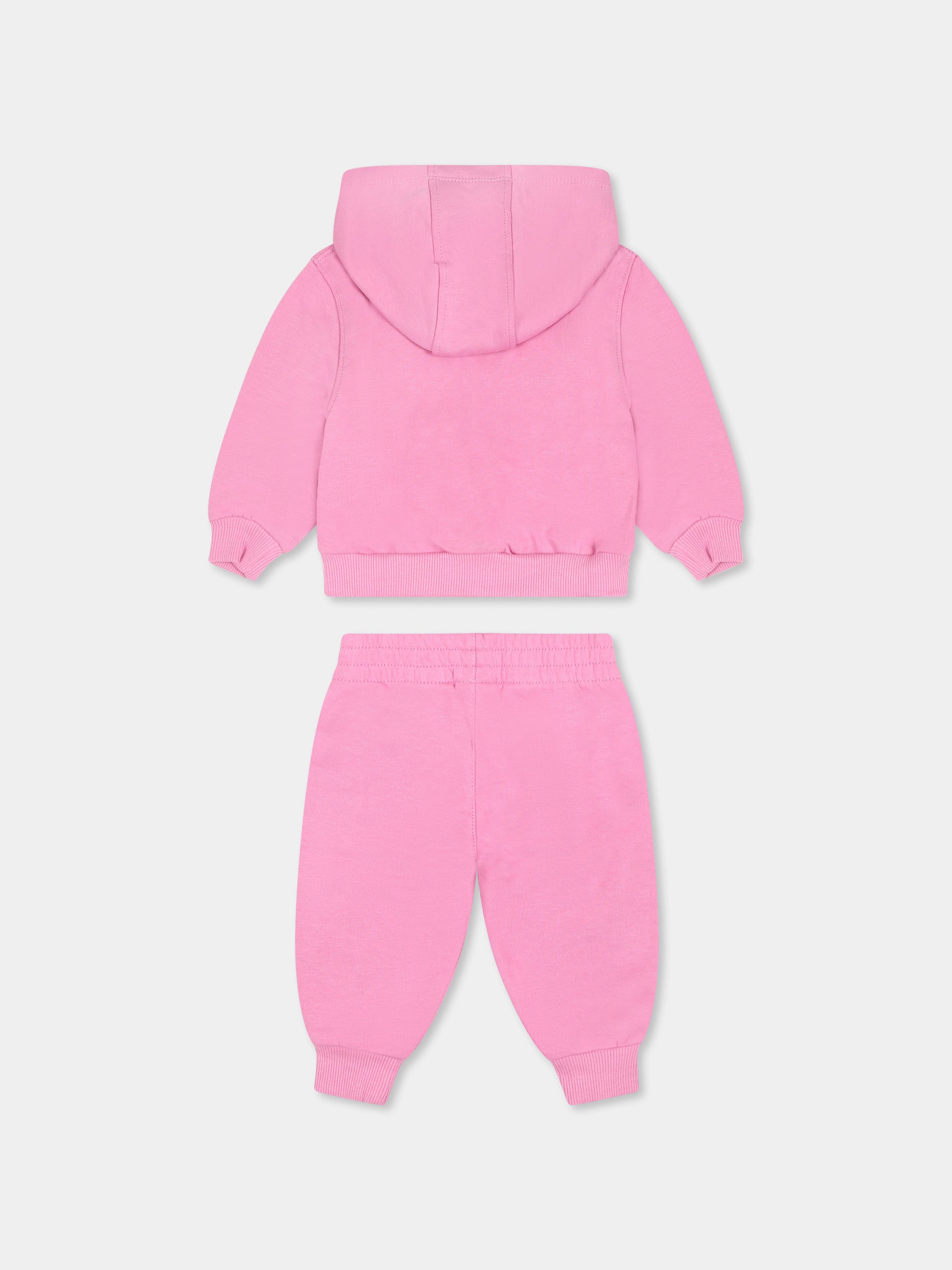 Completo rosa per neonata con logo,Nike,66M485 ACG