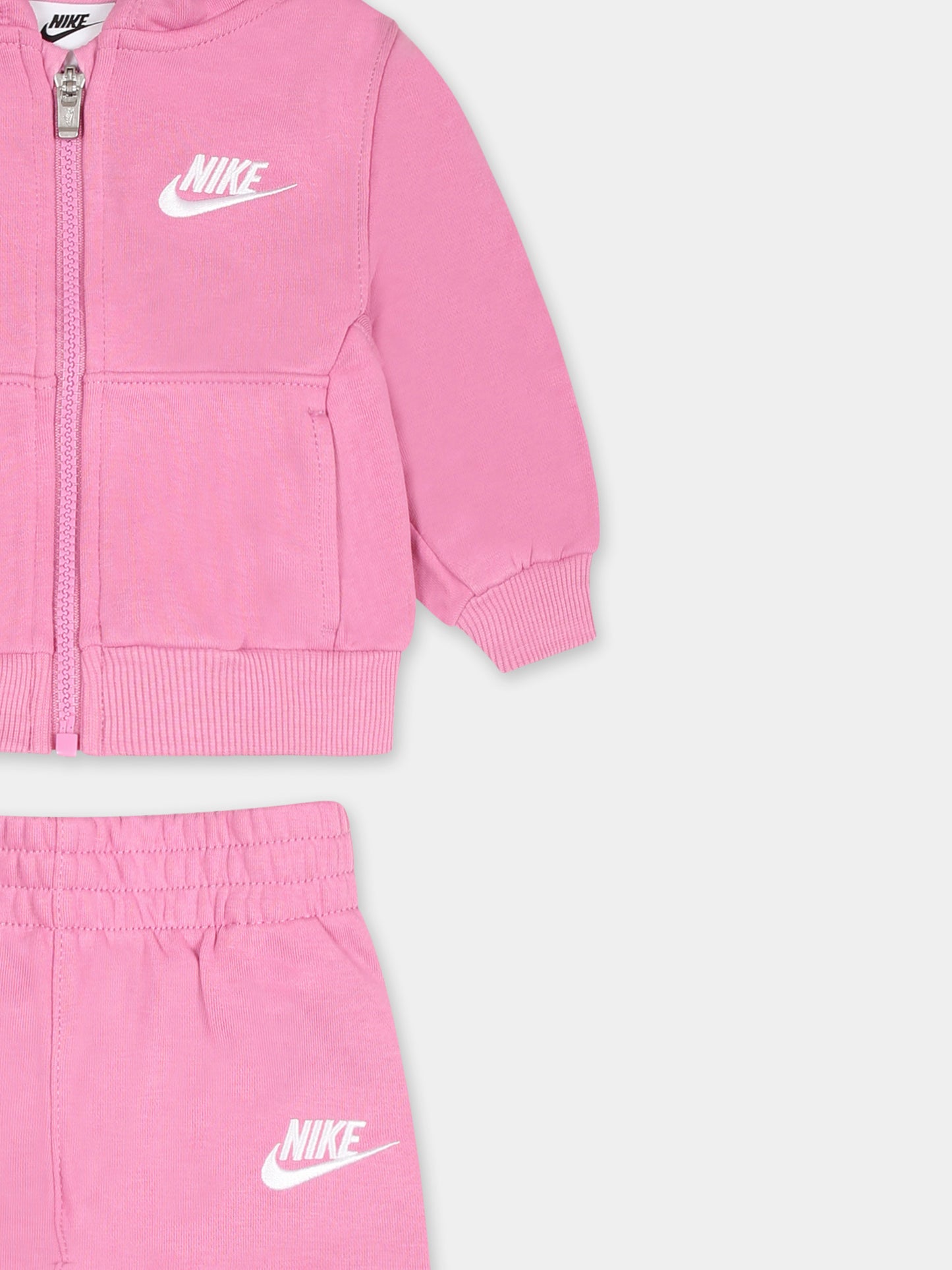 Completo rosa per neonata con logo,Nike,66M485 ACG