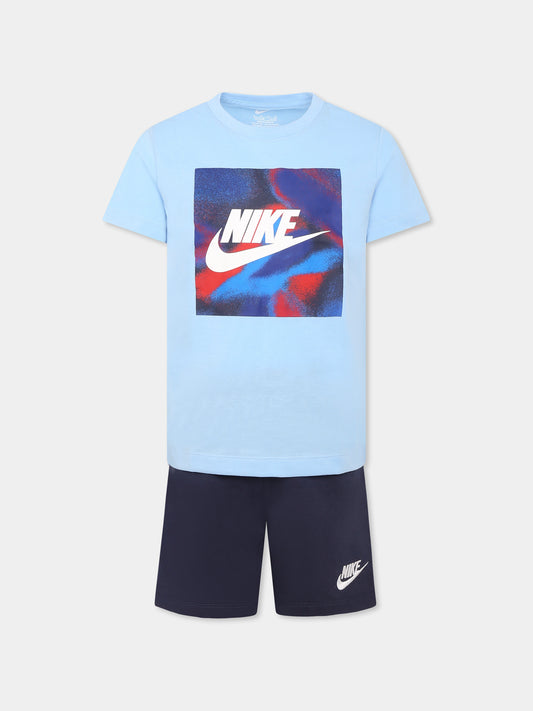 Completo blu per bambino con logo,Nike,86M676 U90