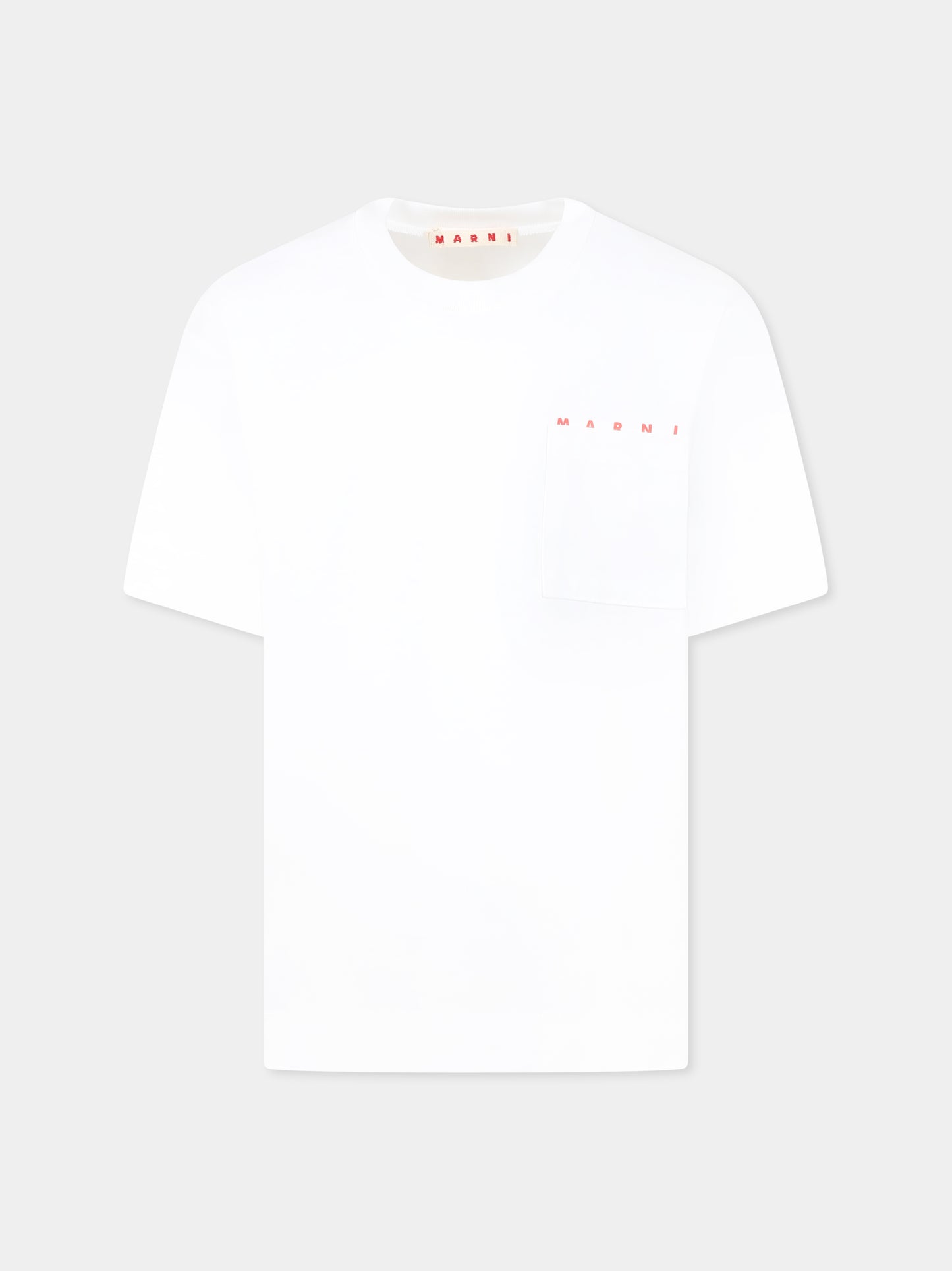 T-shirt blanc pour enfants avec logo