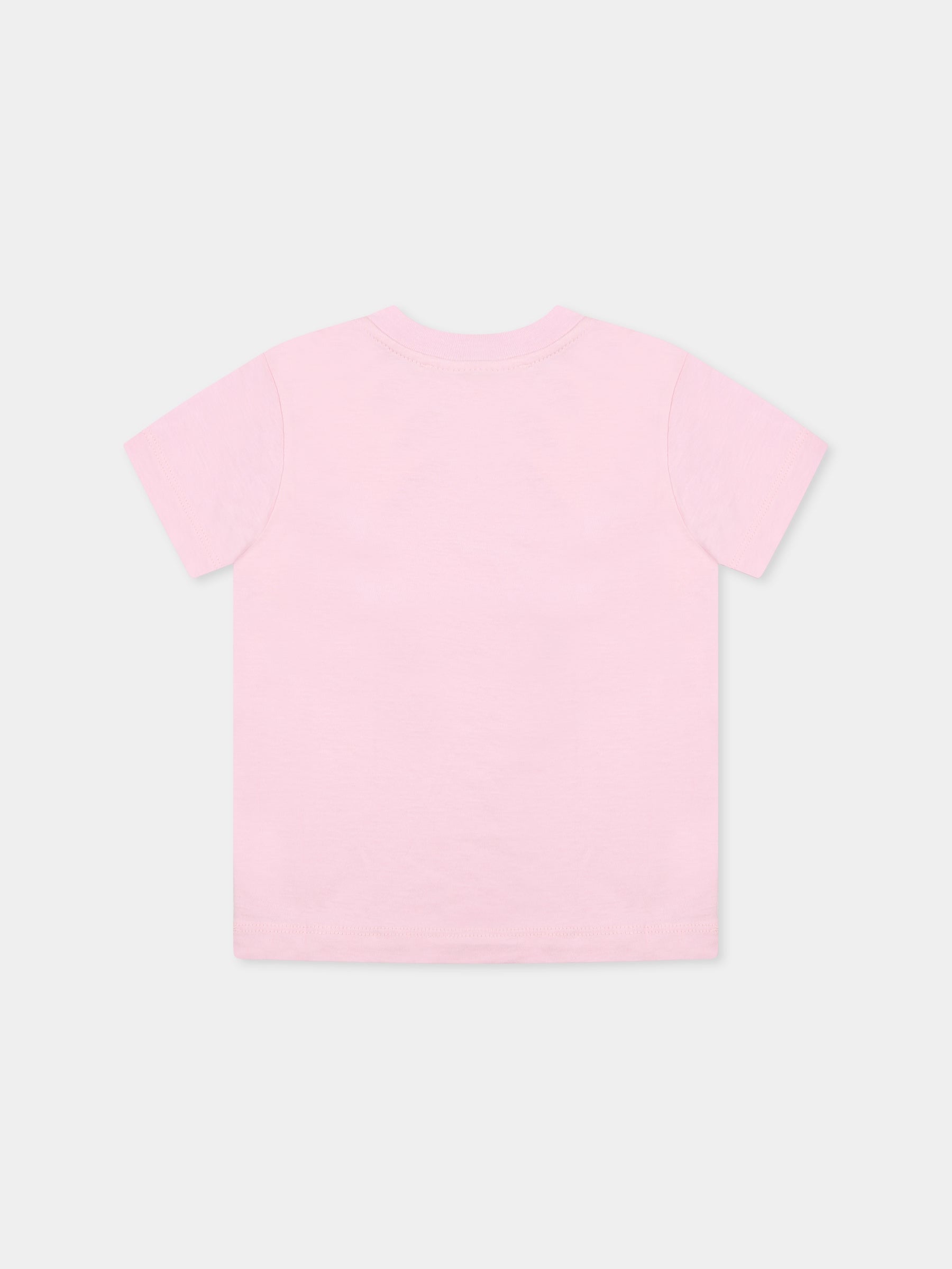 T-shirt rosa per neonata con logo,Marni Kids,M01438 M00RF MT276B 0M347