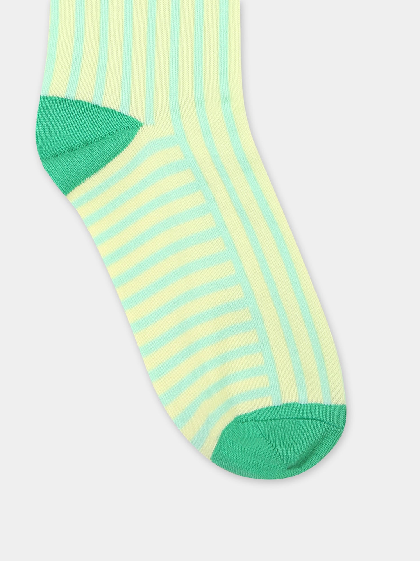 Calze verdi per bambina con logo,Marni Kids,M01473 M00UE MZ34F 0M221