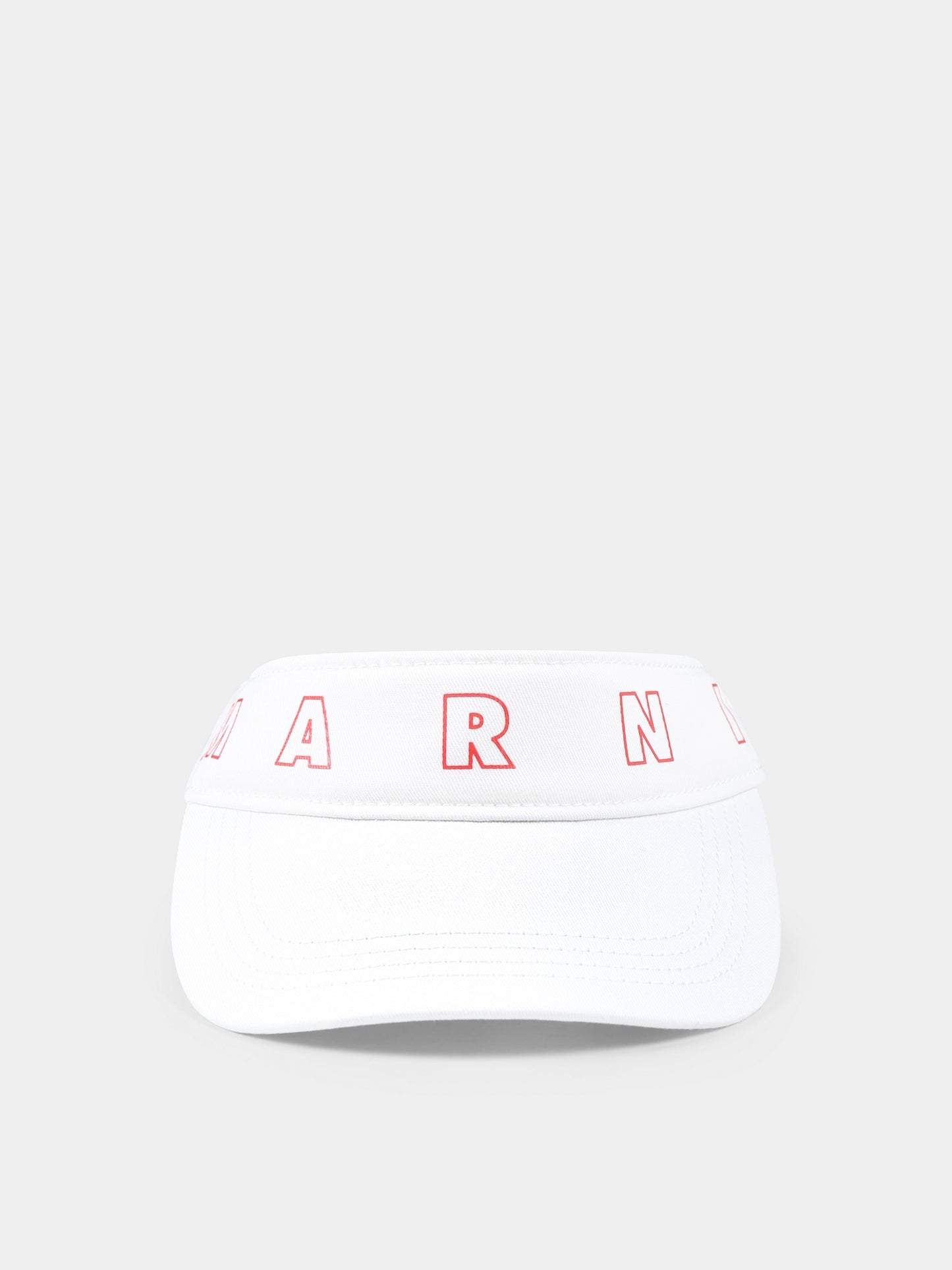 Chapeau blanc pour enfants avec logo