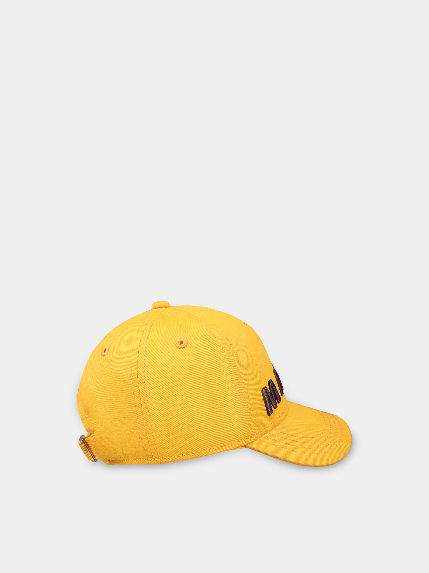 Chapeau jaune pour enfants avec logo