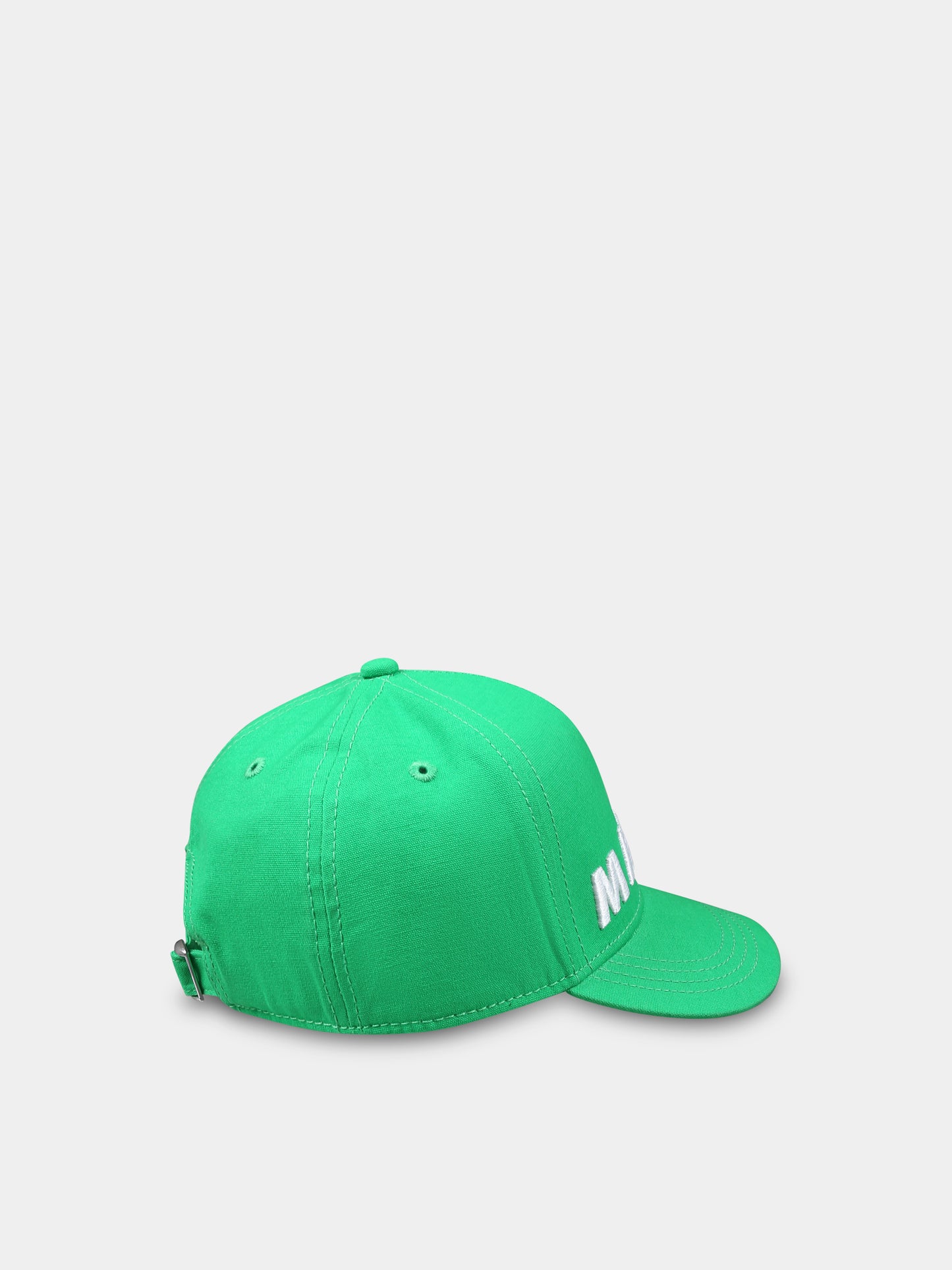 Chapeau vert pour enfants avec logo